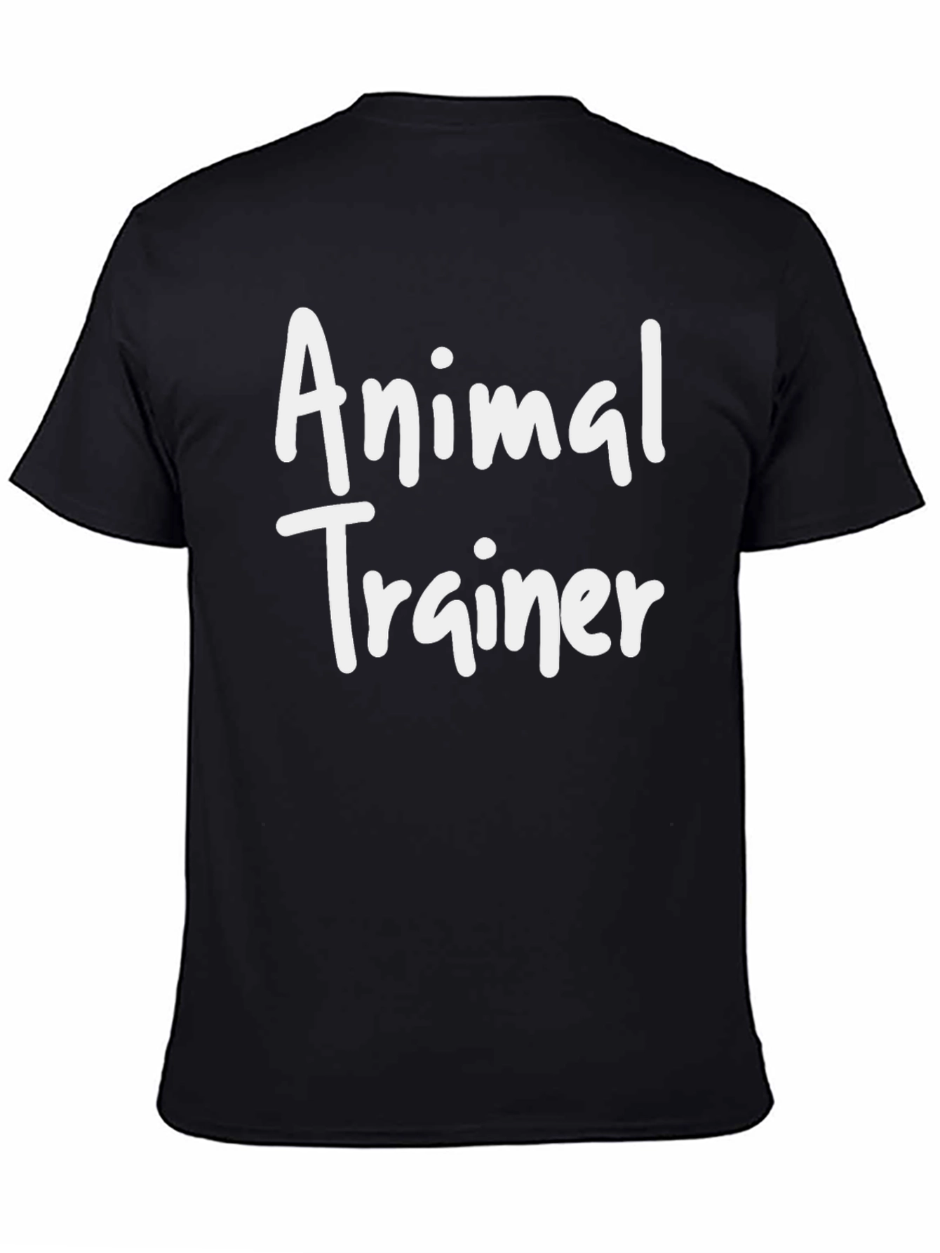 Animal Trainer Black Crew Neck T-Shirt