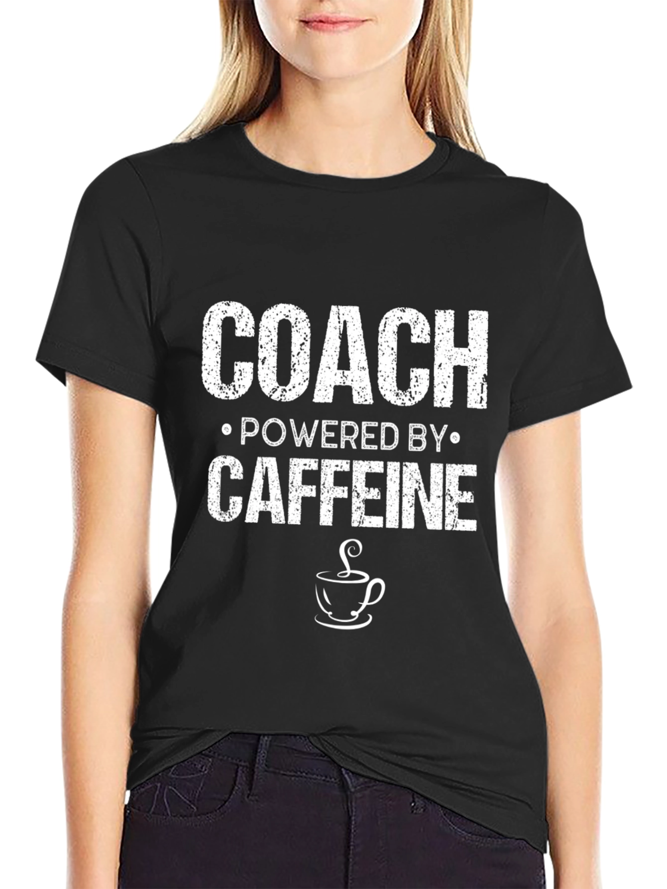 Coach Powered by Caffeine Black T-Shirt