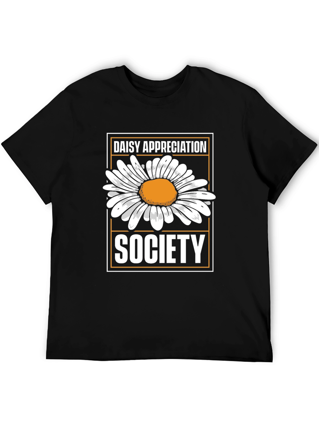 Daisy Appreciation Society Black T-Shirt