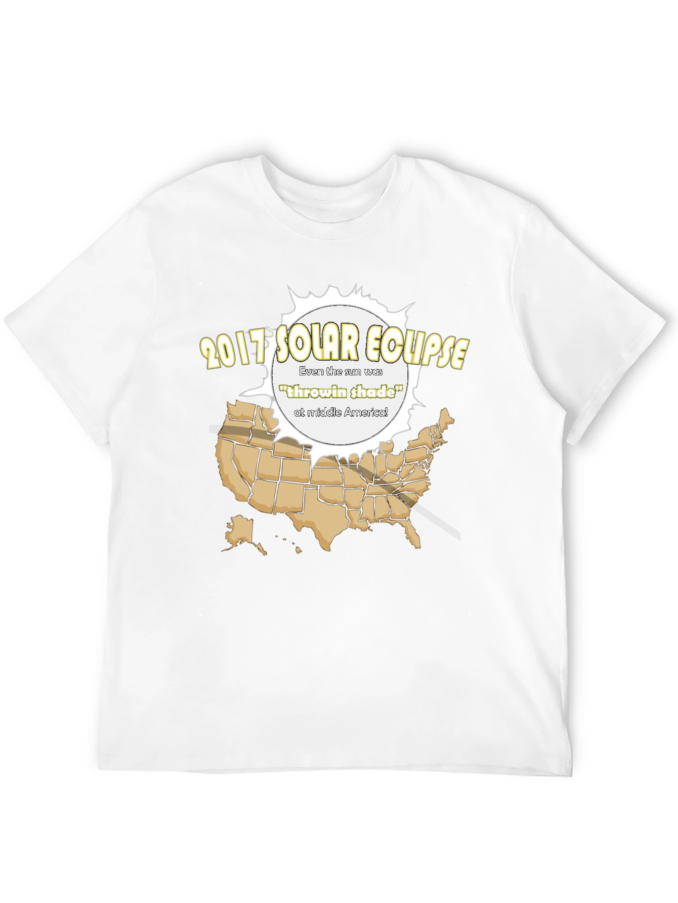 2017 Solar Eclipse T-Shirt - Throwin Shade Design