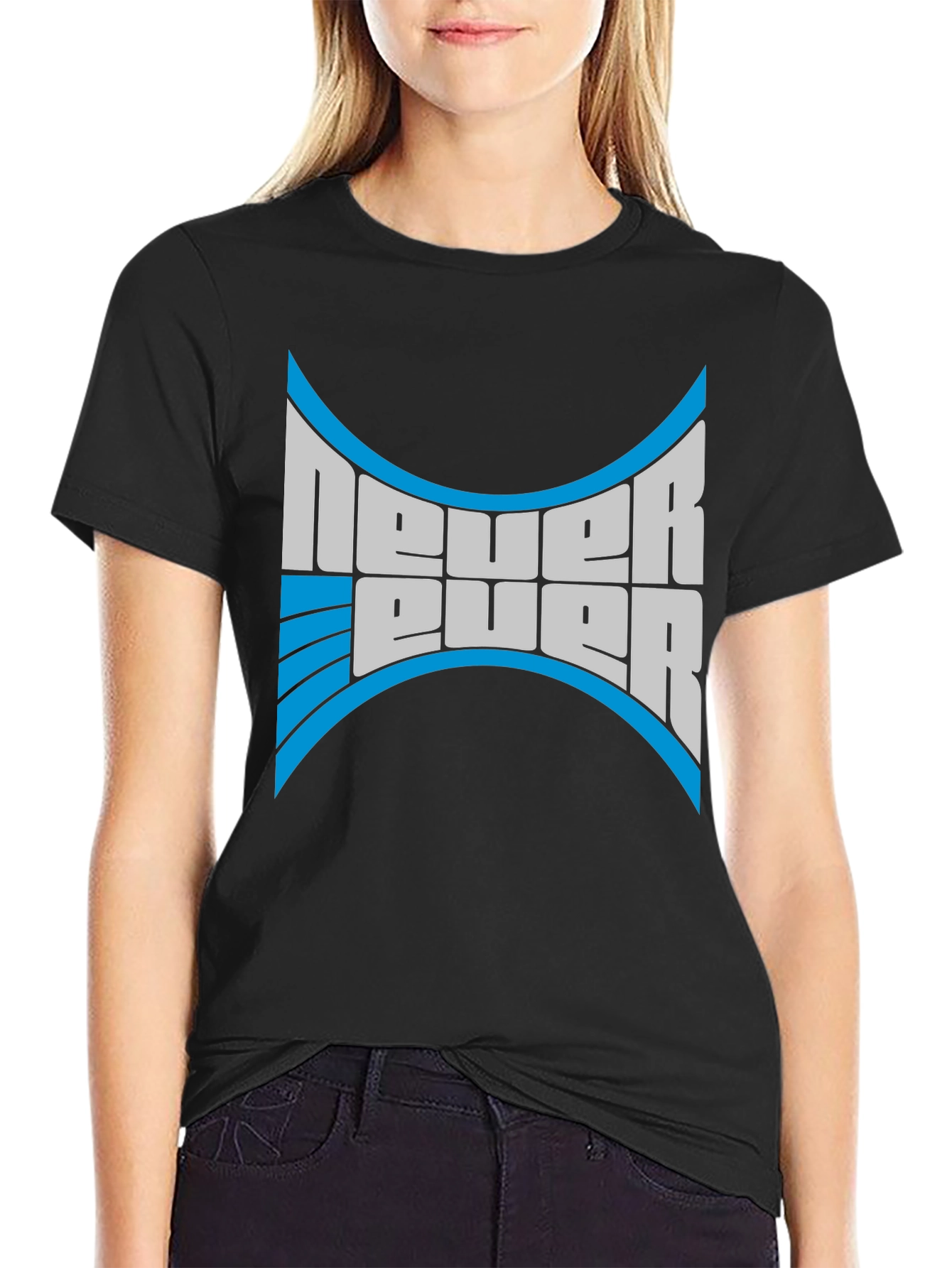 Never Ever T-Shirt - Bold Graphic Print