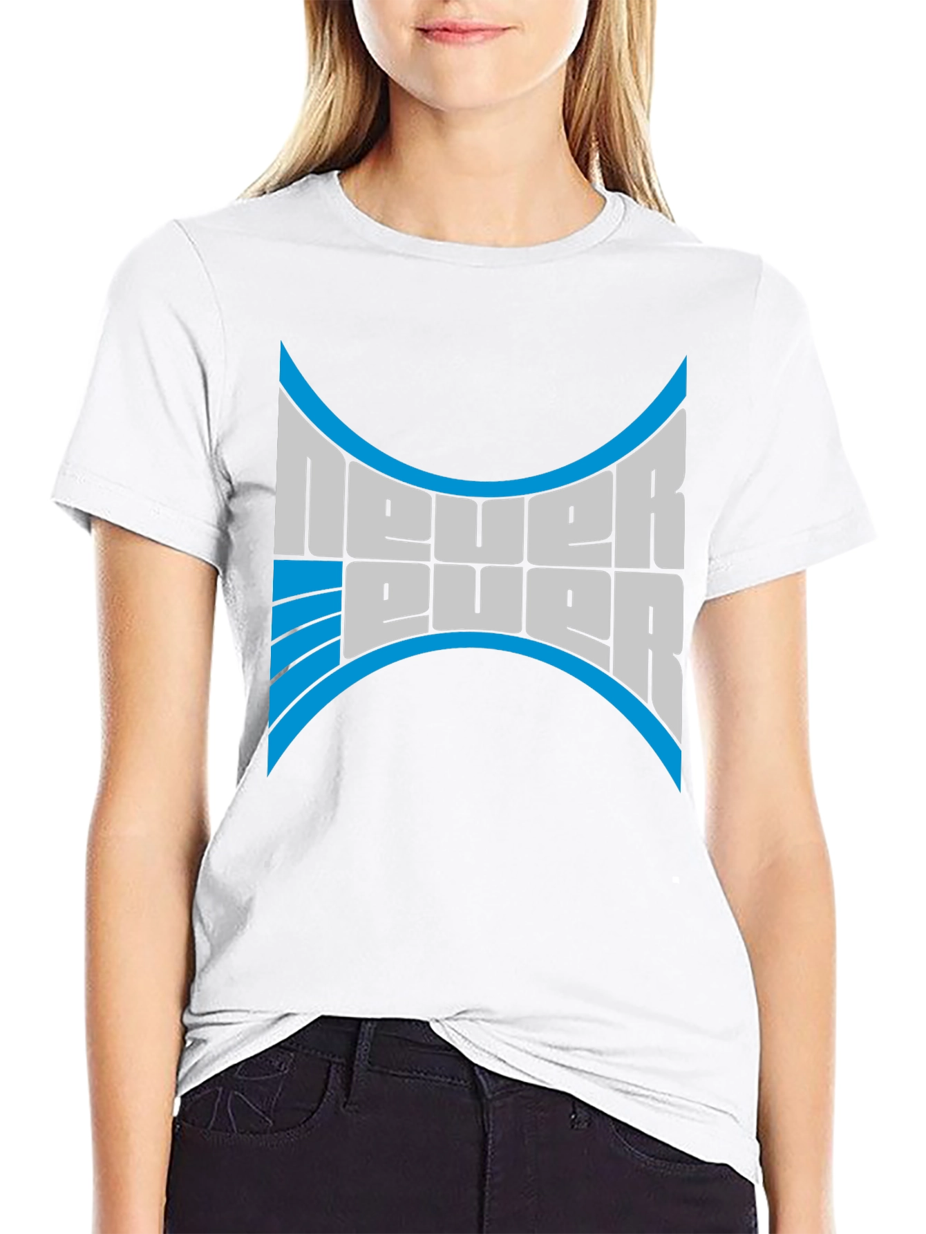 Never Ever T-Shirt - Bold Graphic Print