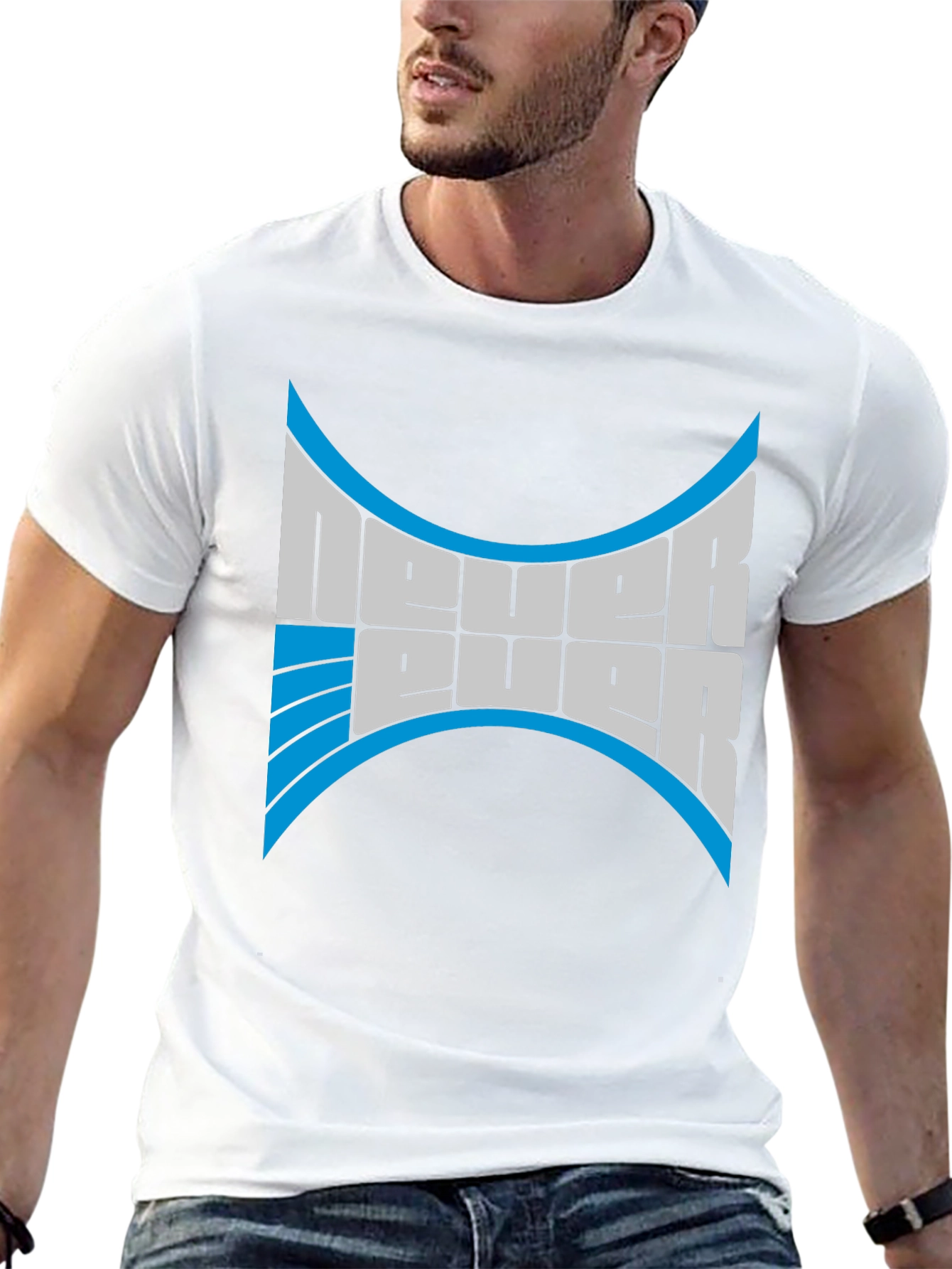 Never Ever T-Shirt - Bold Graphic Print