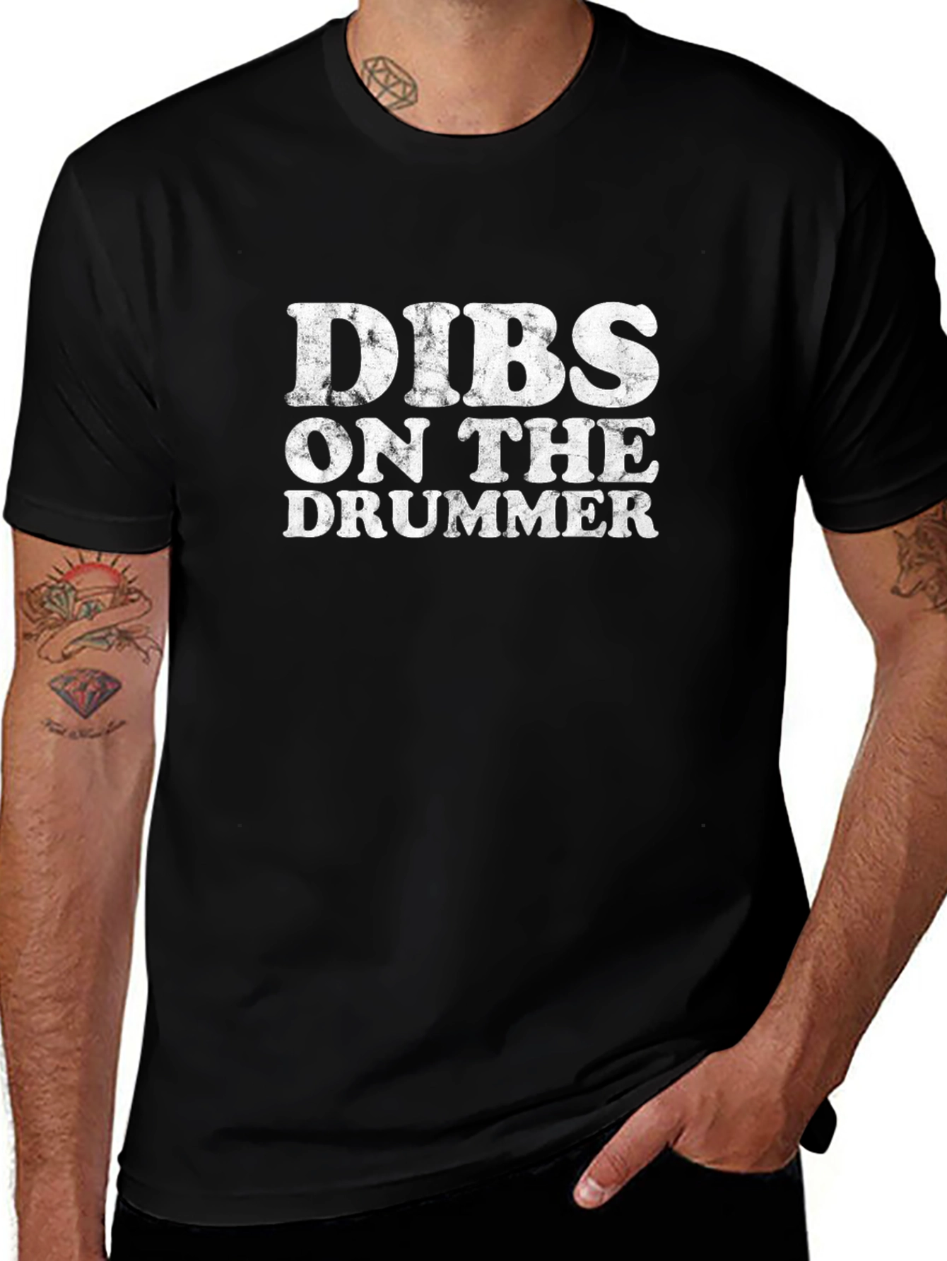 Dibs on the Drummer T-Shirt - Band Groupie Tee
