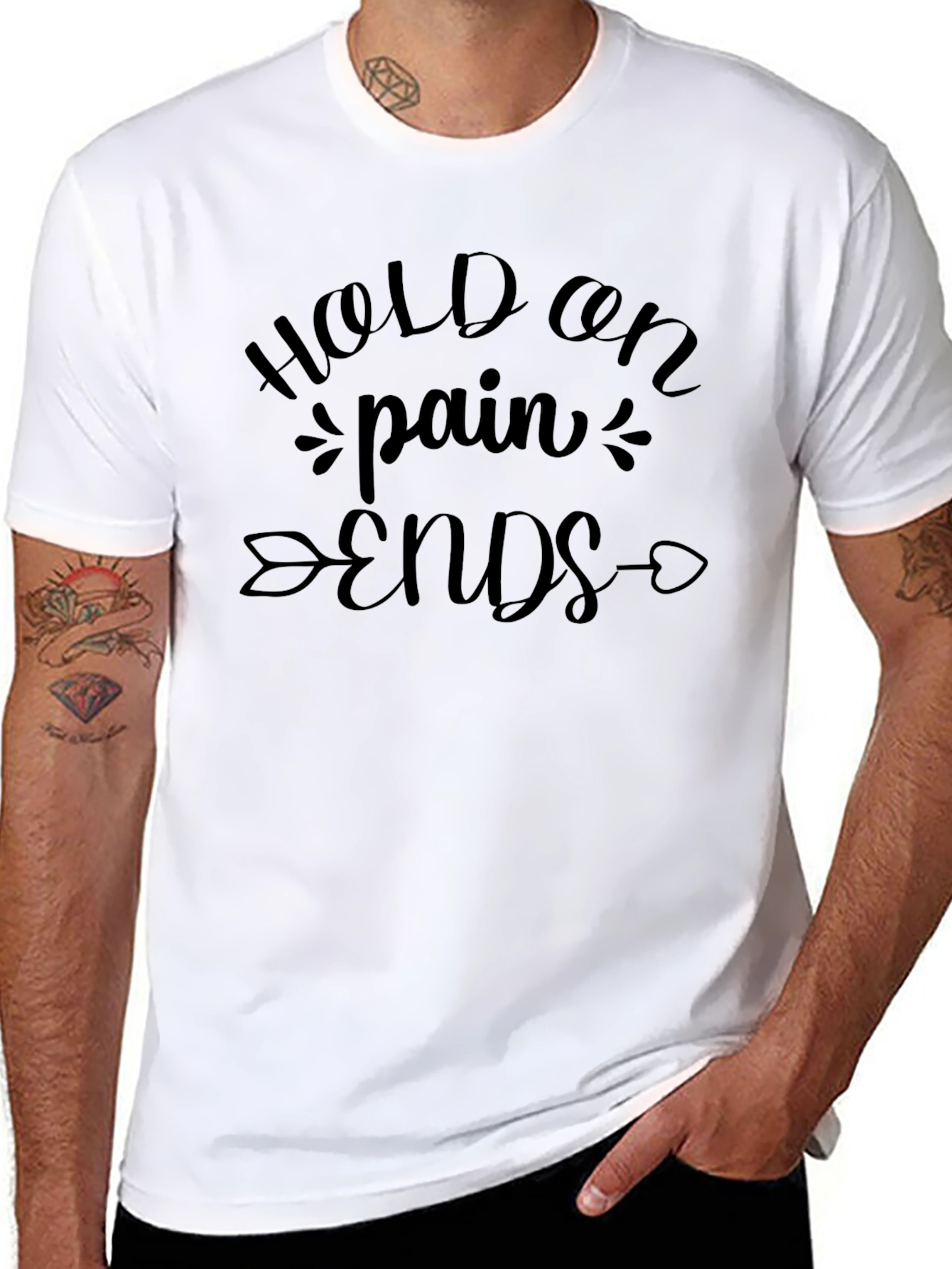 Hold On Pain Ends Graphic Tee