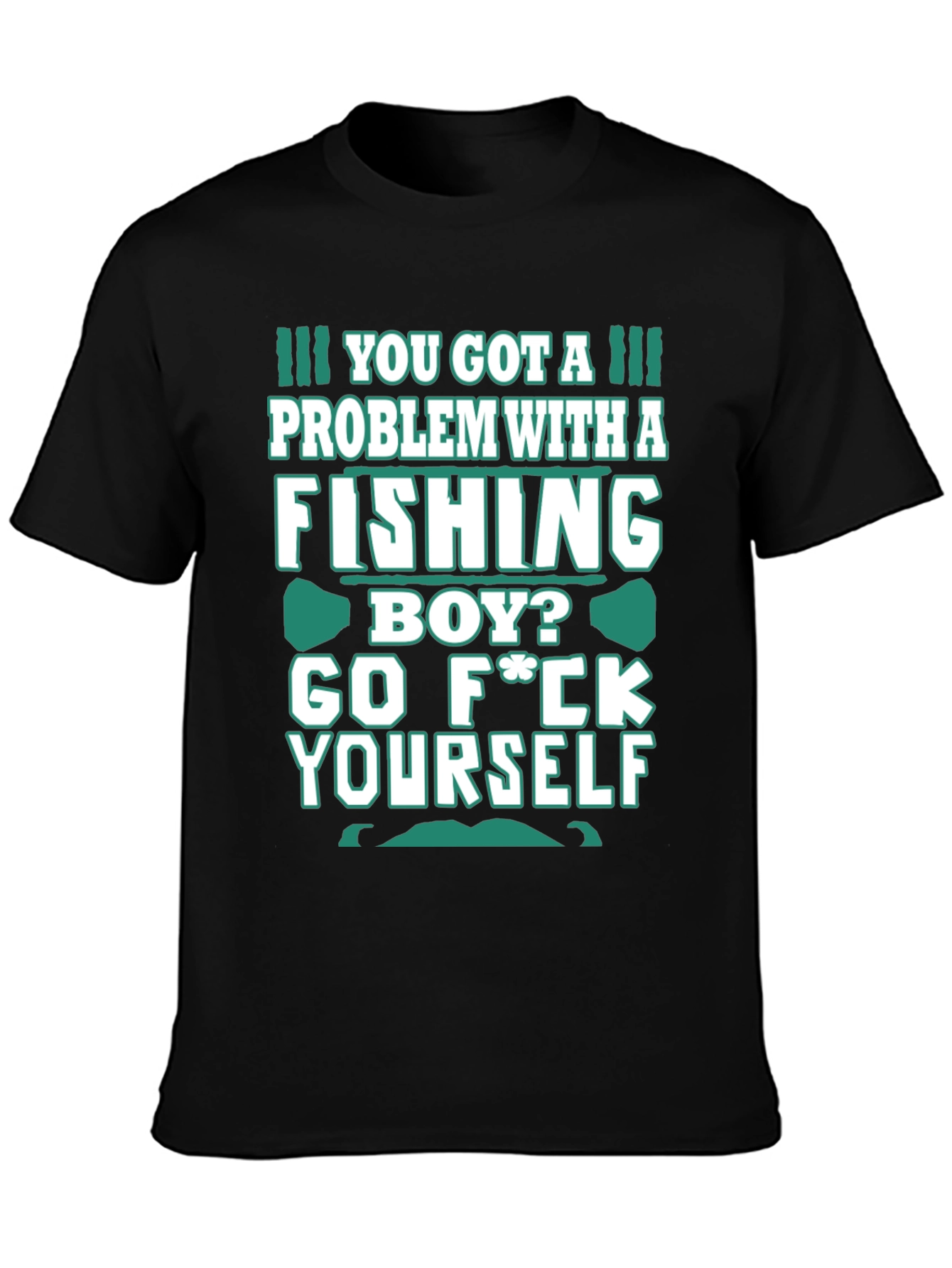 Fishing Boy Graphic Tee - Bold Sarcastic Humor