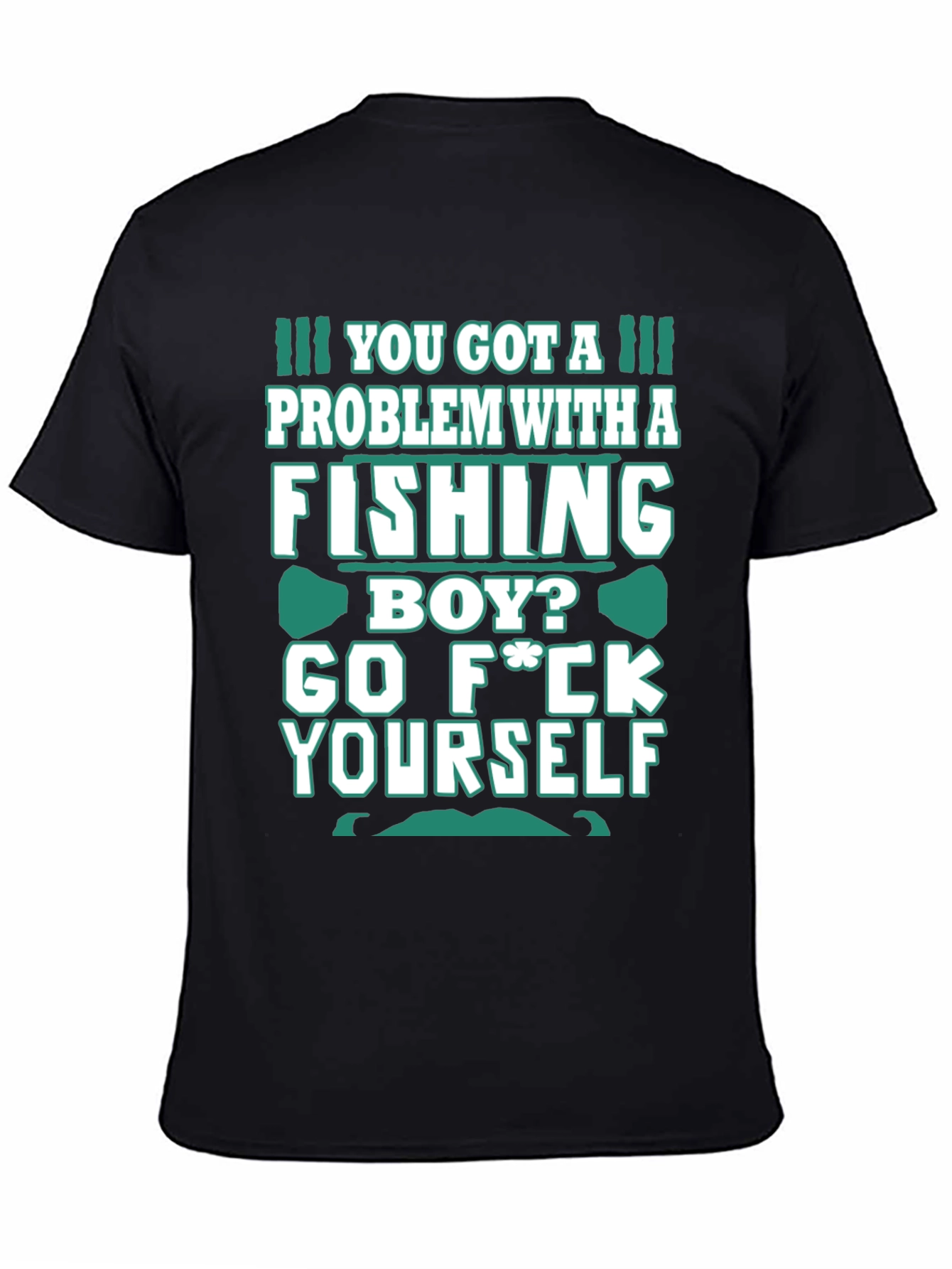Fishing Boy Graphic Tee - Bold Sarcastic Humor