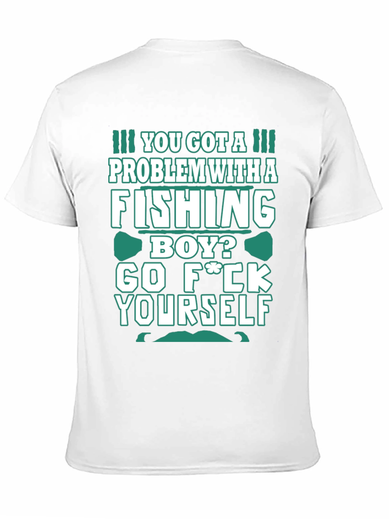 Fishing Boy Graphic Tee - Bold Sarcastic Humor