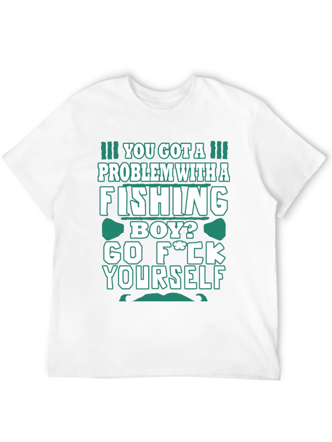 Fishing Boy Graphic Tee - Bold Sarcastic Humor