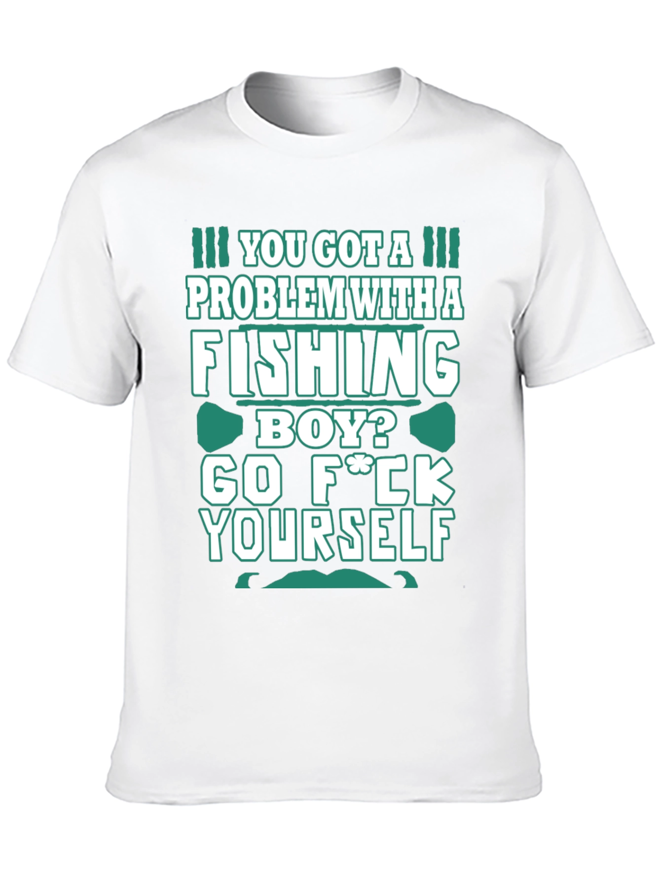Fishing Boy Graphic Tee - Bold Sarcastic Humor