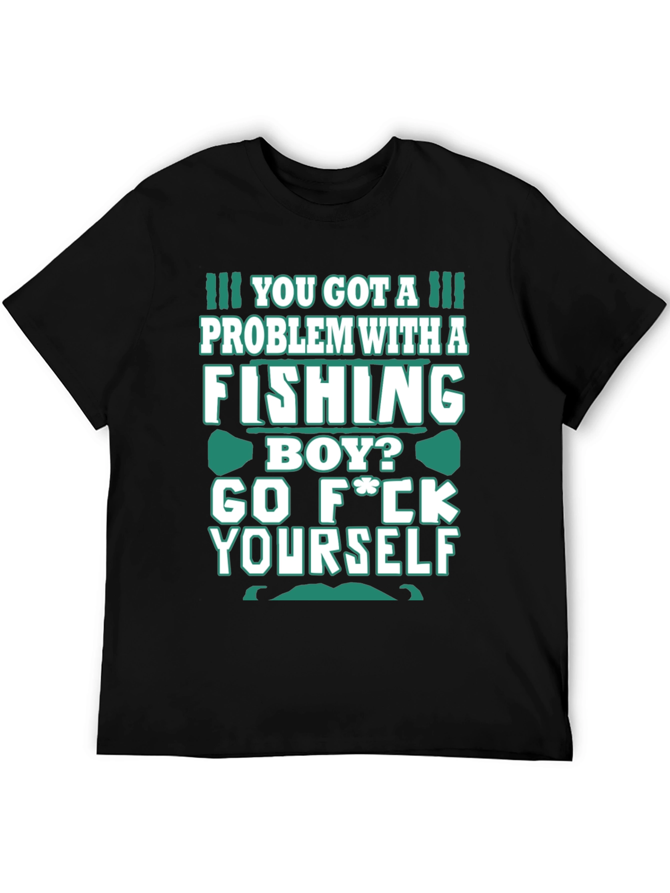 Fishing Boy Graphic Tee - Bold Sarcastic Humor