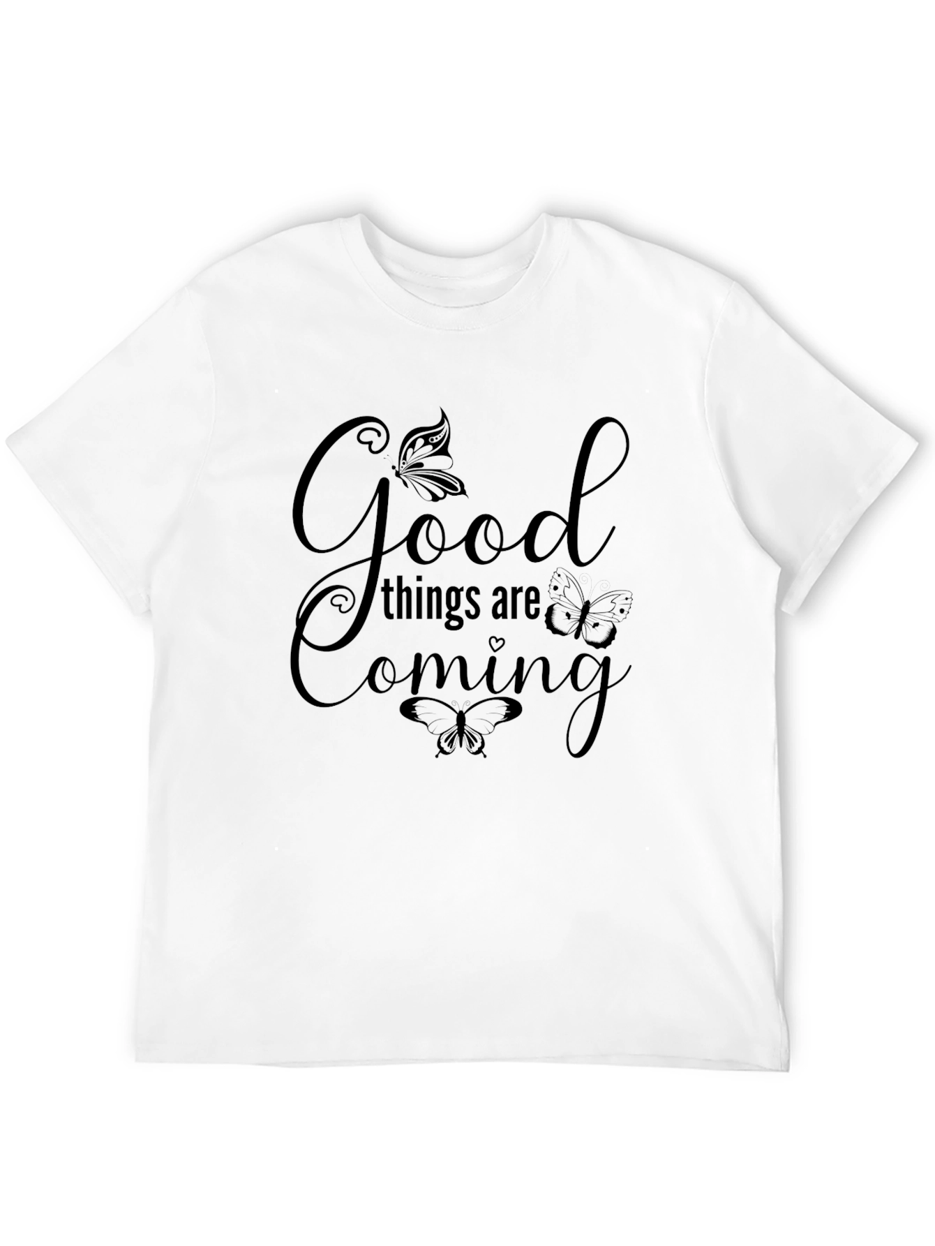 Good Things Are Coming Butterfly Graphic Tee