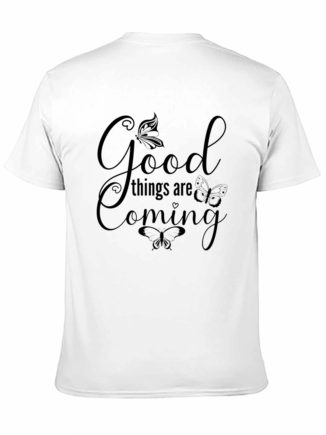 Good Things Are Coming Butterfly Graphic Tee