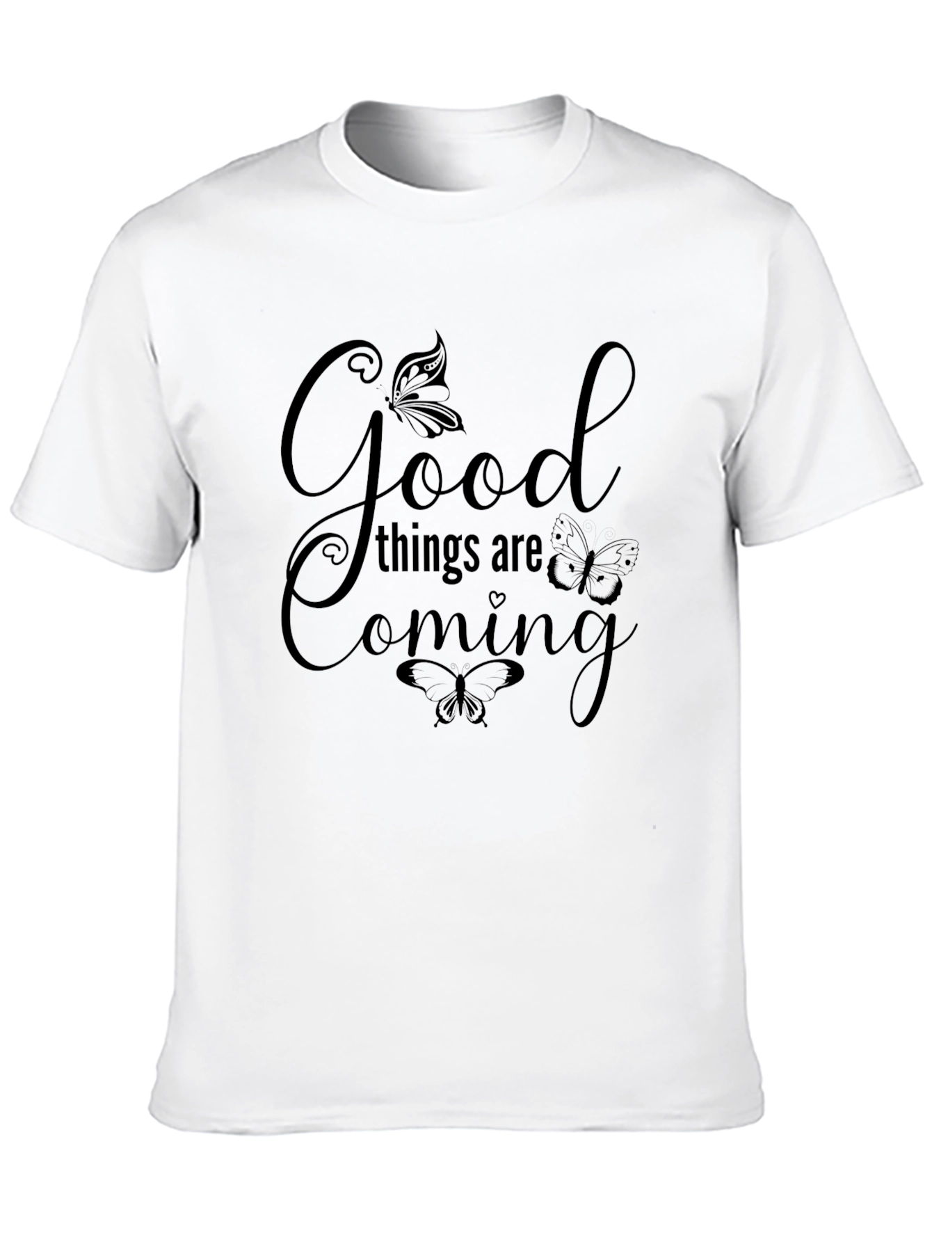 Good Things Are Coming Butterfly Graphic Tee