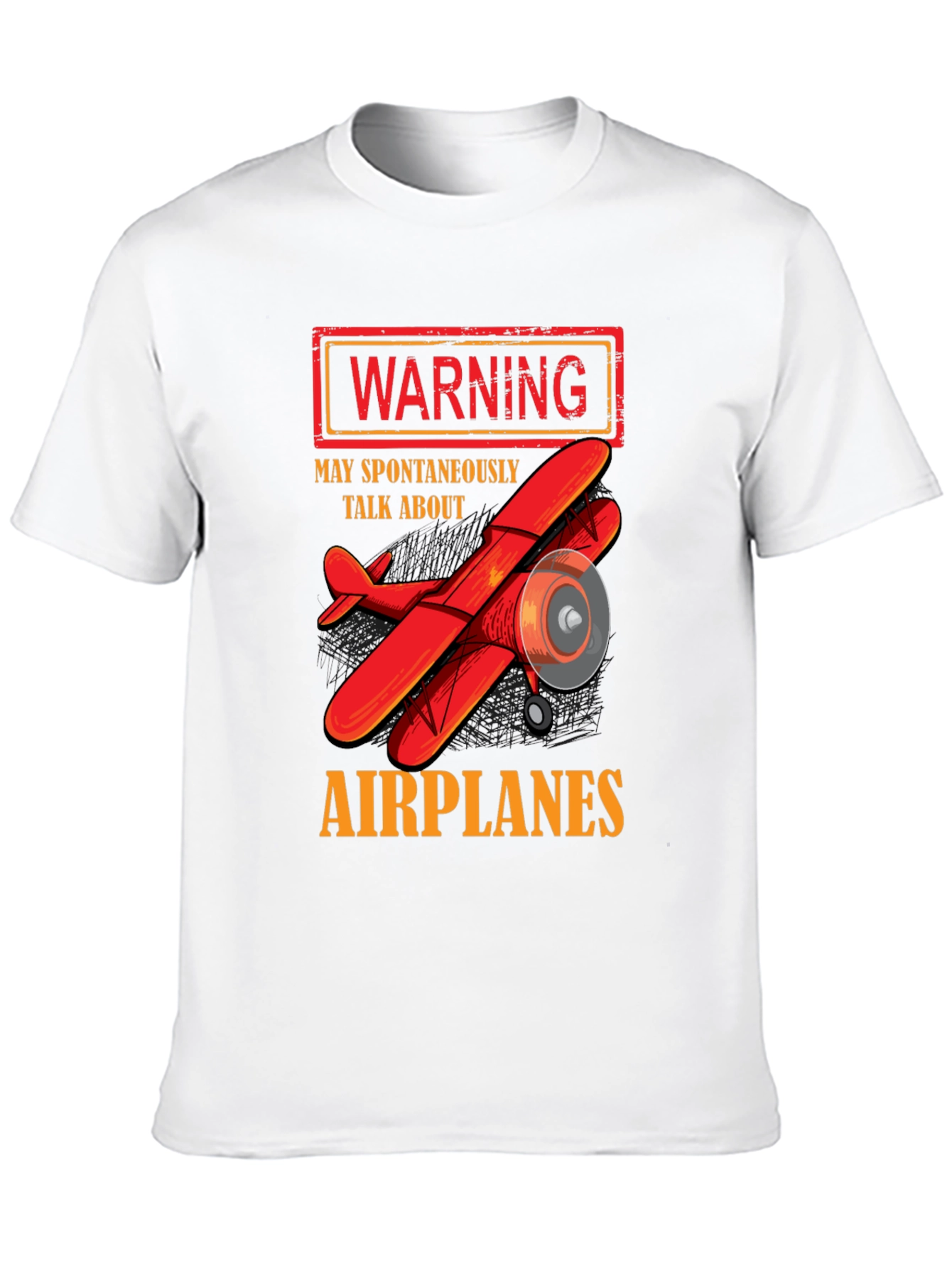 Warning: May Spontaneously Talk About Airplanes T-Shirt