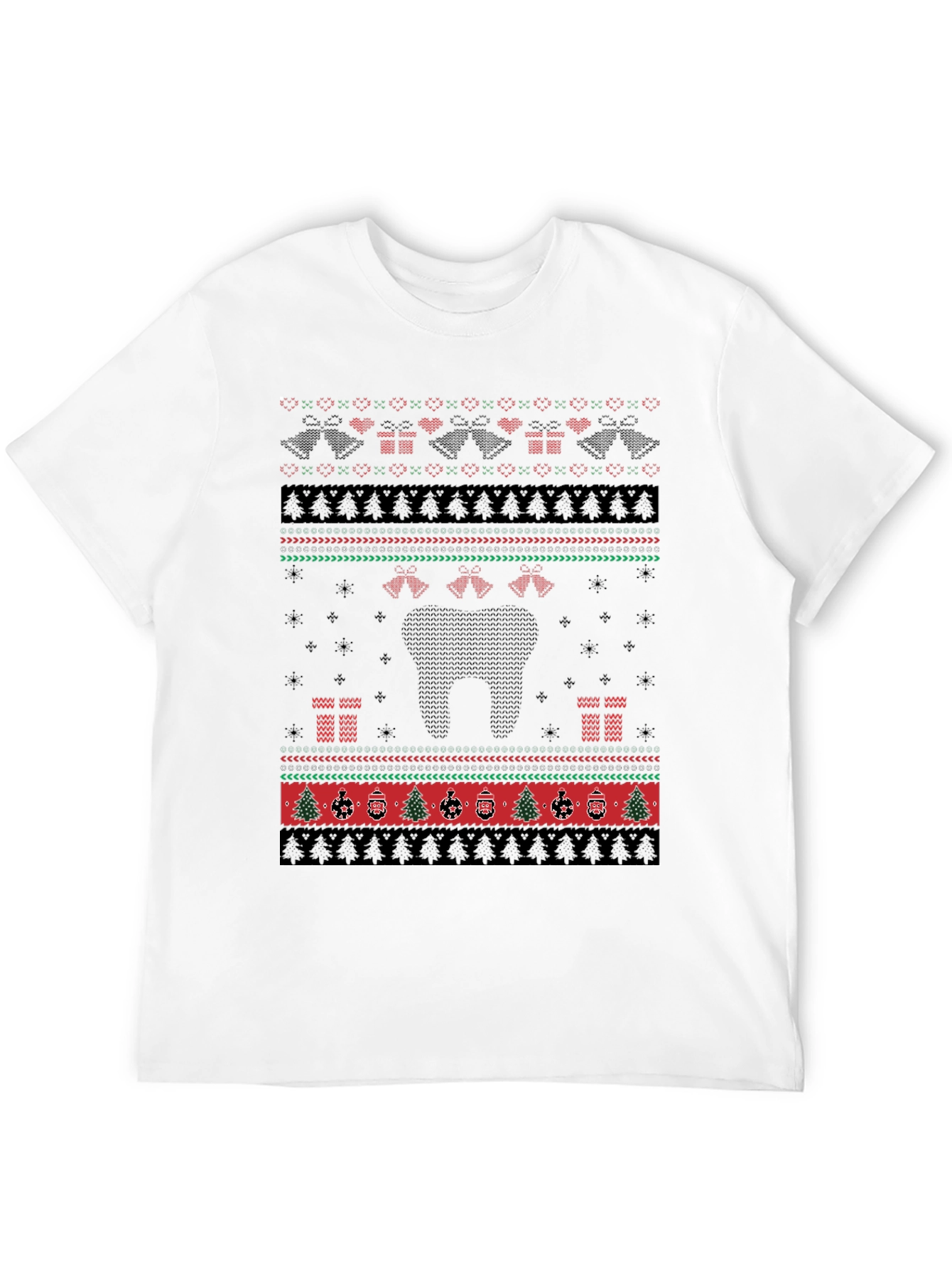 Ugly Christmas Sweater Style T-Shirt