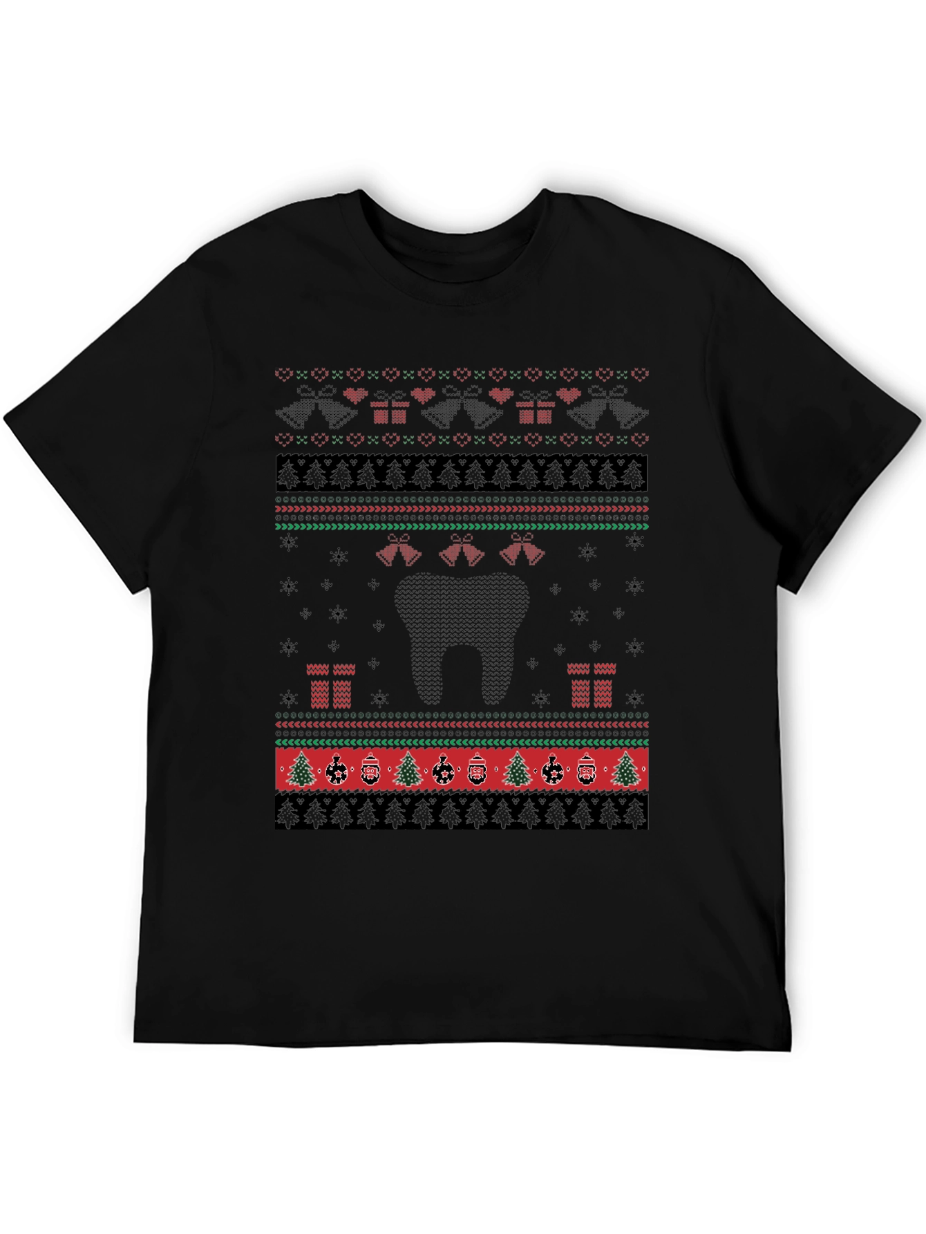 Ugly Christmas Sweater Style T-Shirt