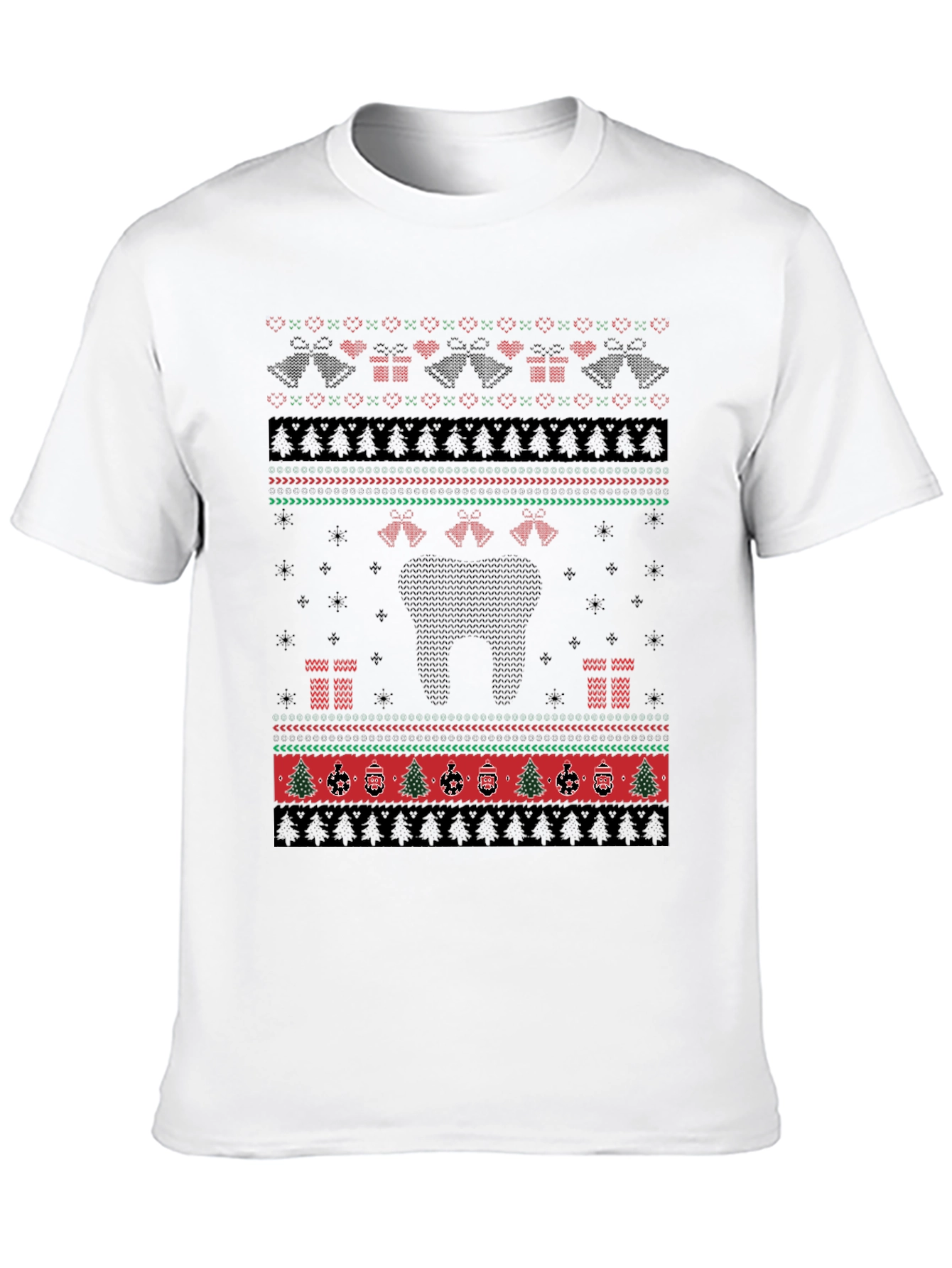 Ugly Christmas Sweater Style T-Shirt