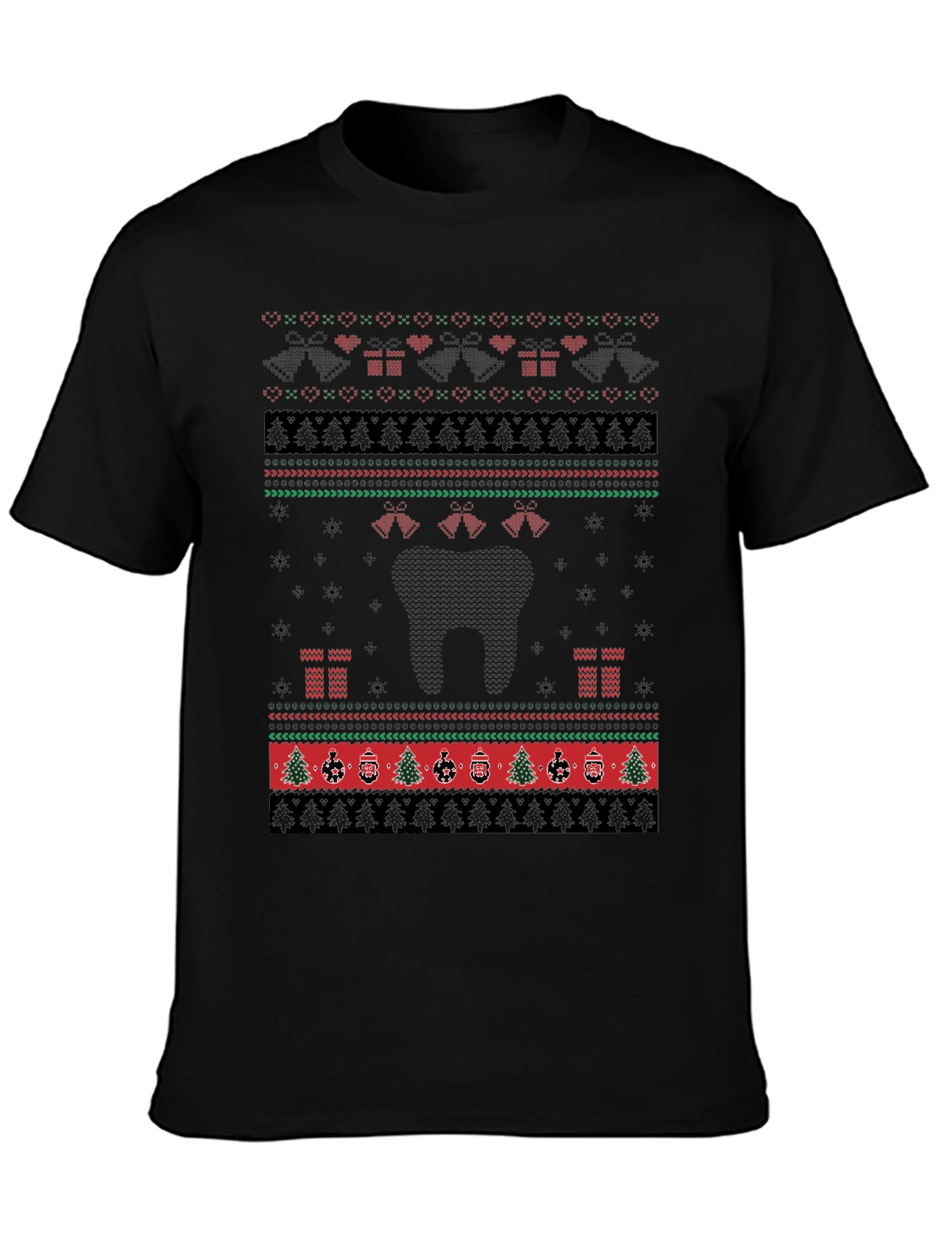 Ugly Christmas Sweater Style T-Shirt