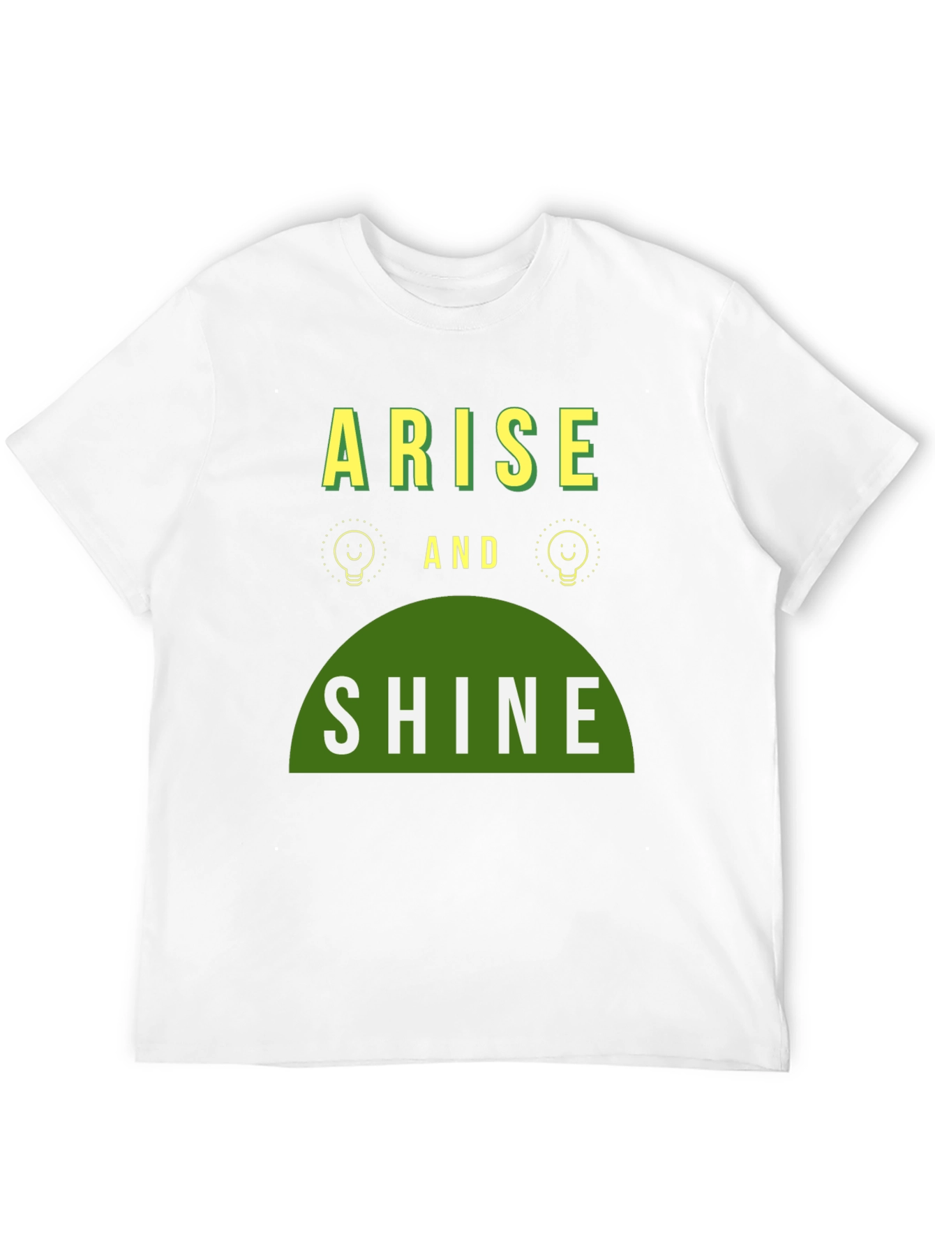 Arise and Shine Graphic Tee - Black Cotton Blend