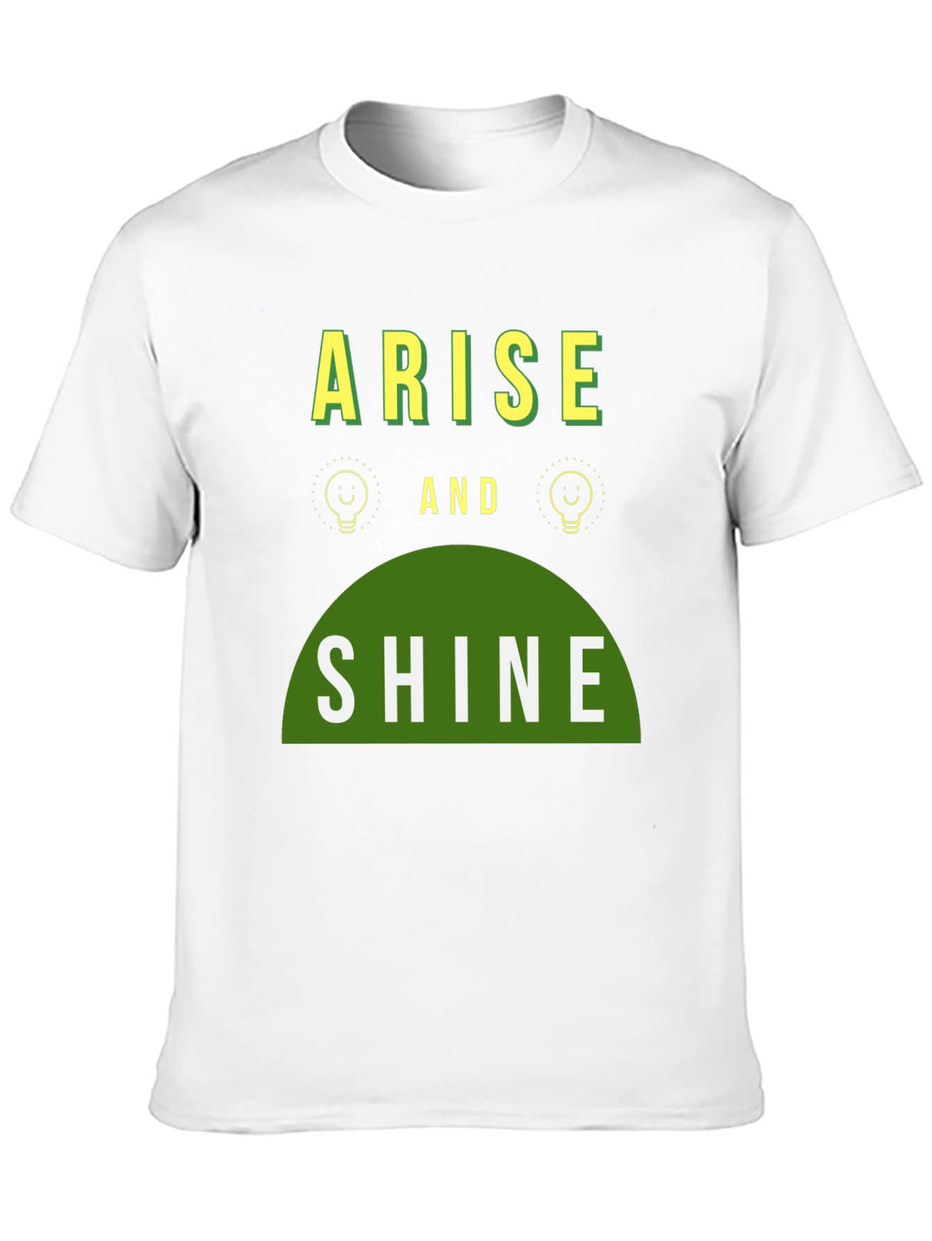 Arise and Shine Graphic Tee - Black Cotton Blend