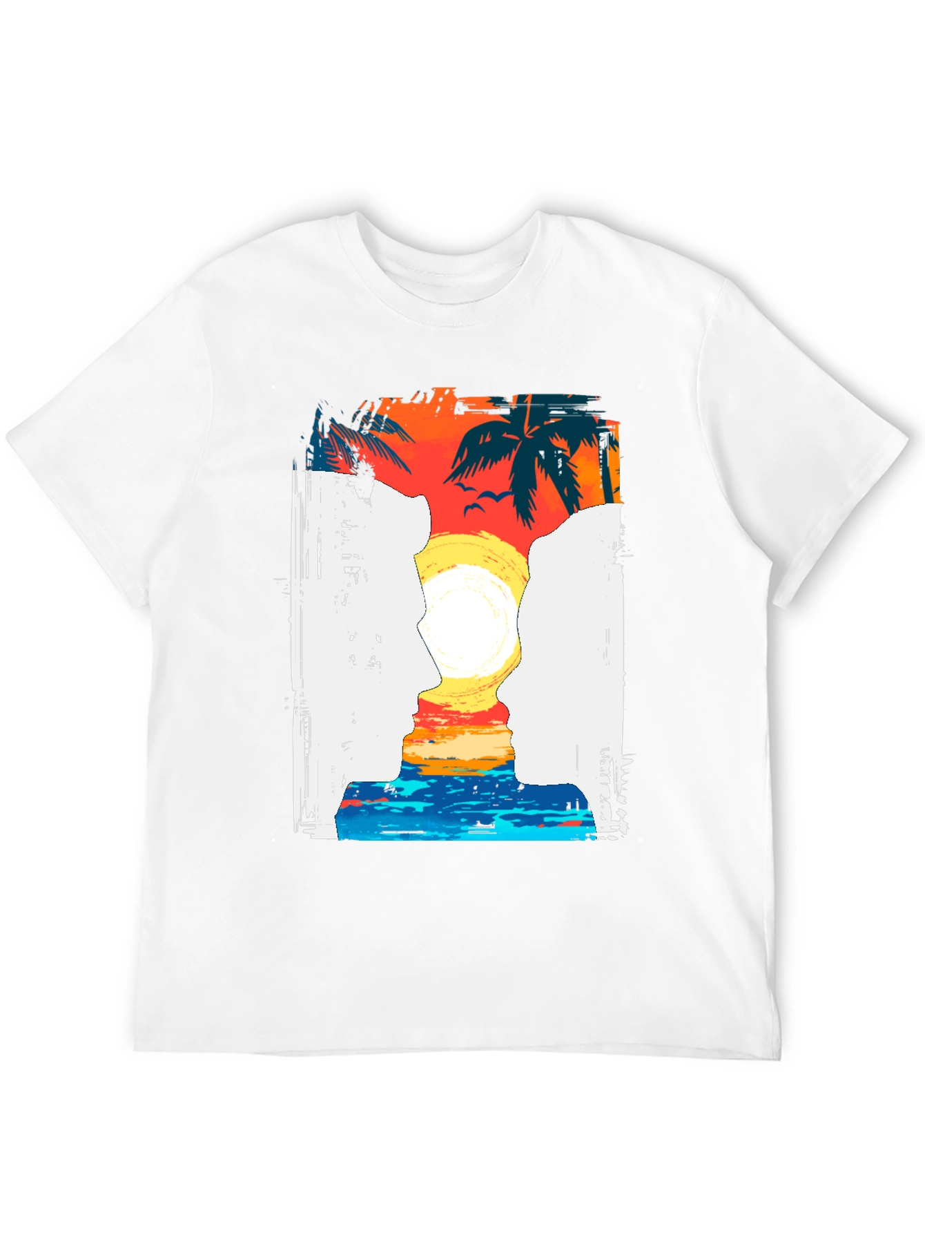 Sunset Beach Graphic T-Shirt