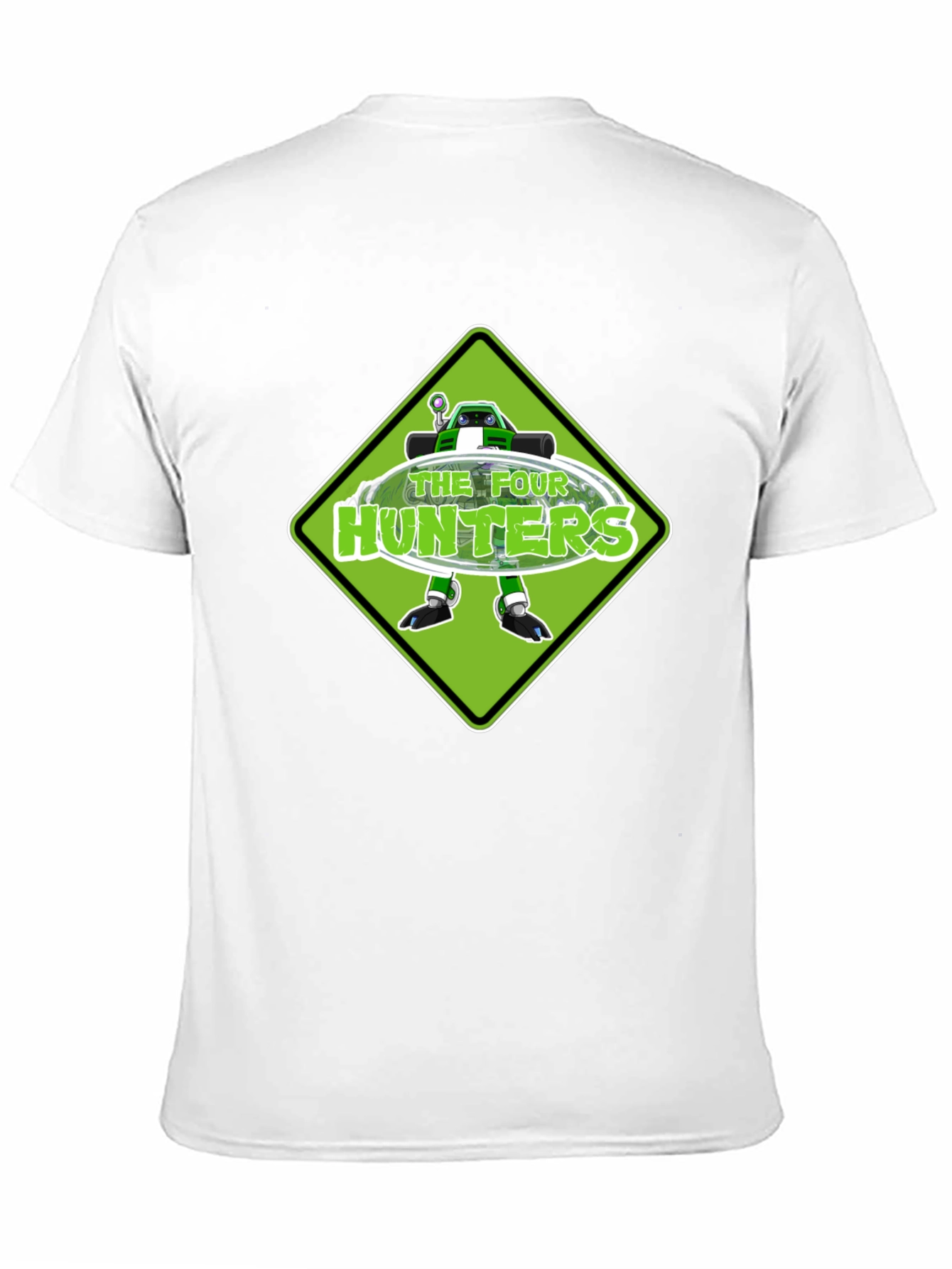 The Four Hunters Green Diamond Black T-Shirt