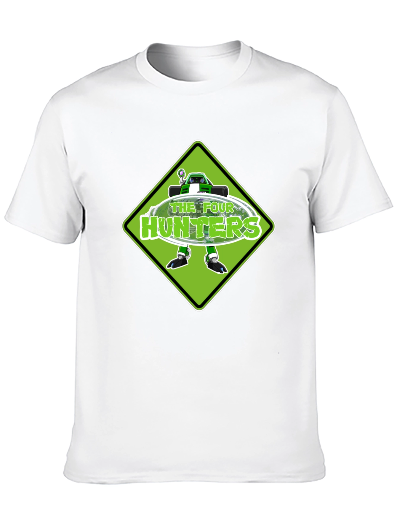 The Four Hunters Green Diamond Black T-Shirt