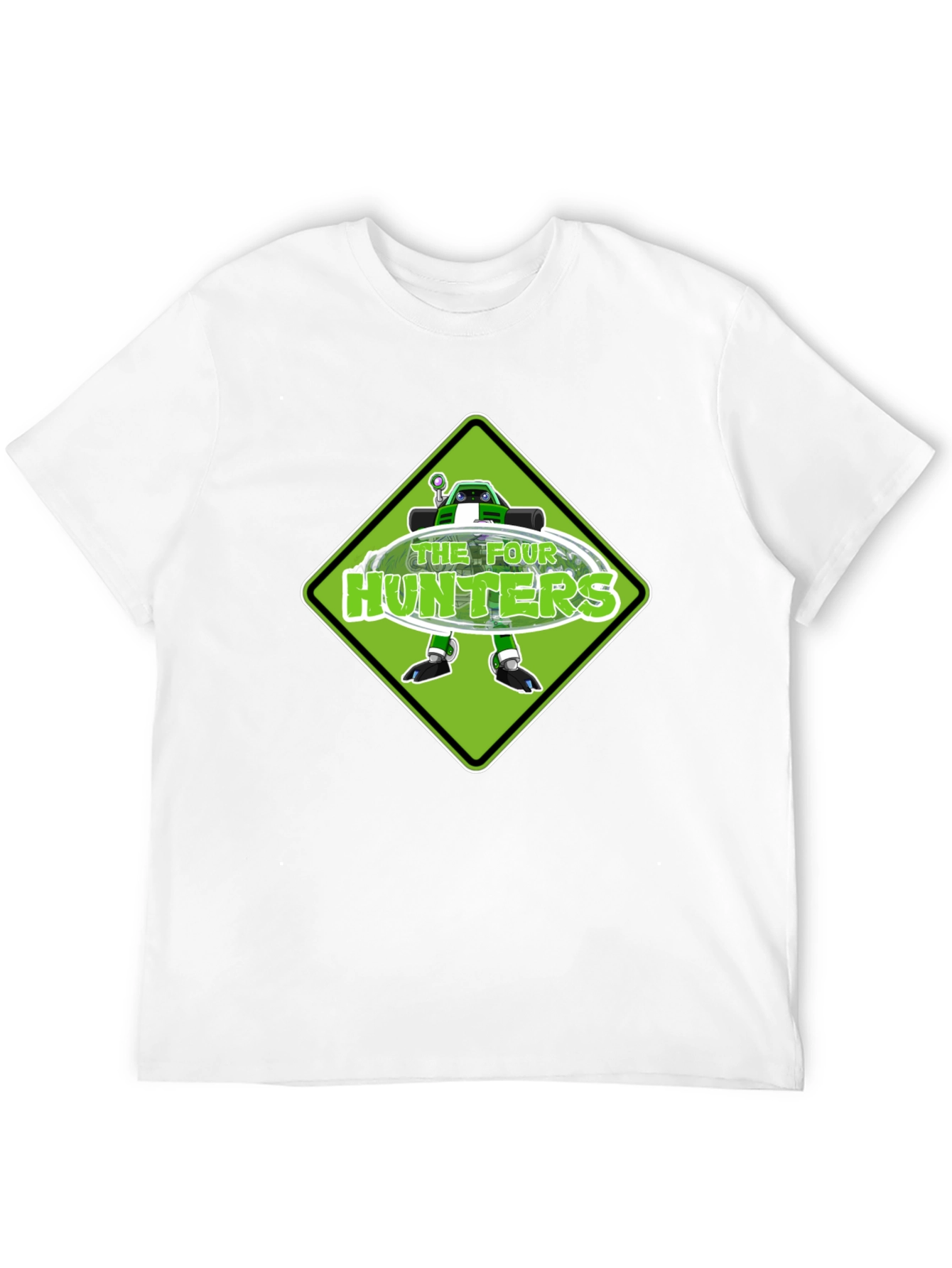 The Four Hunters Green Diamond Black T-Shirt