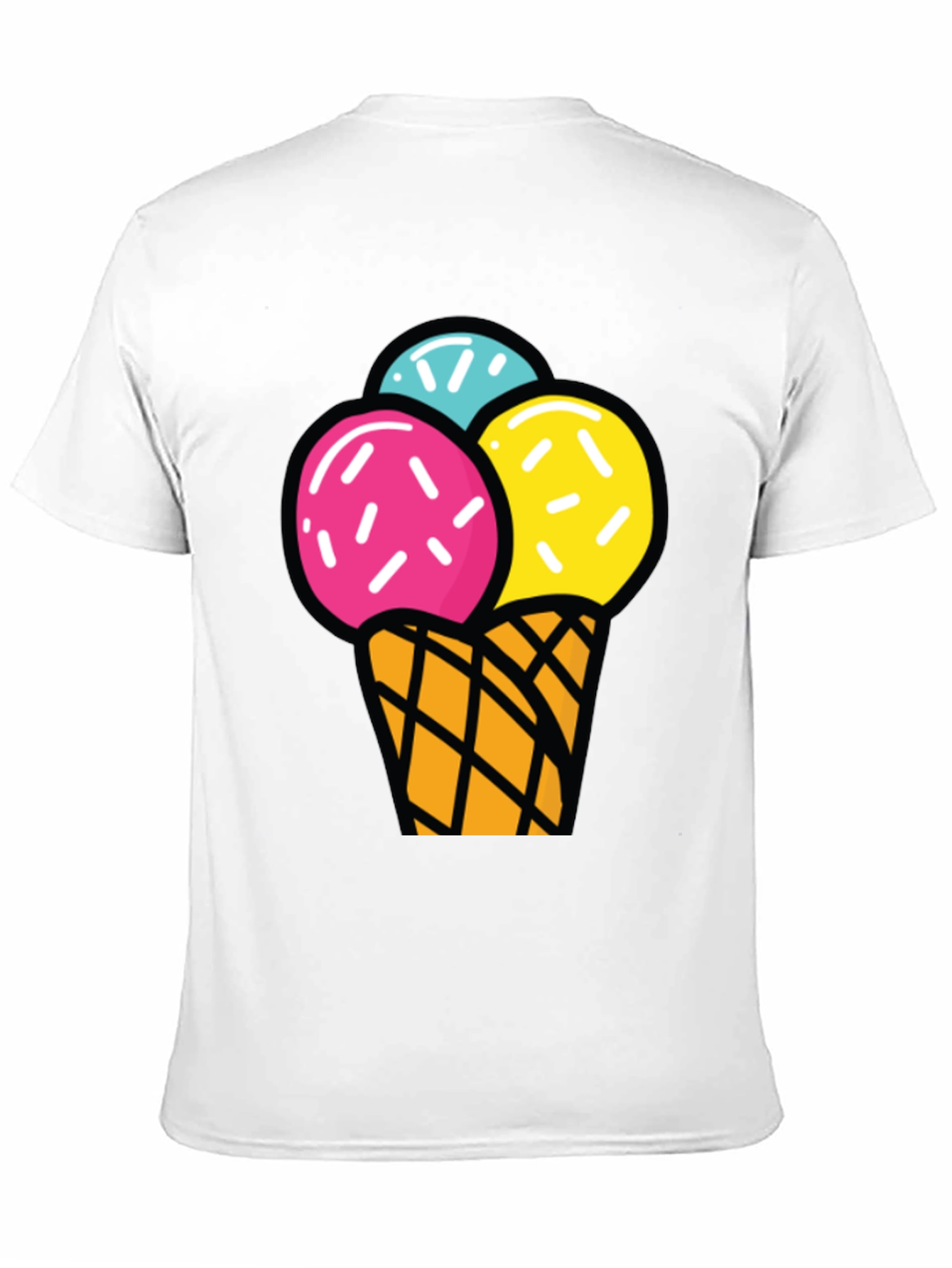 Ice Cream Graphic T-Shirt - Fun Summer Style