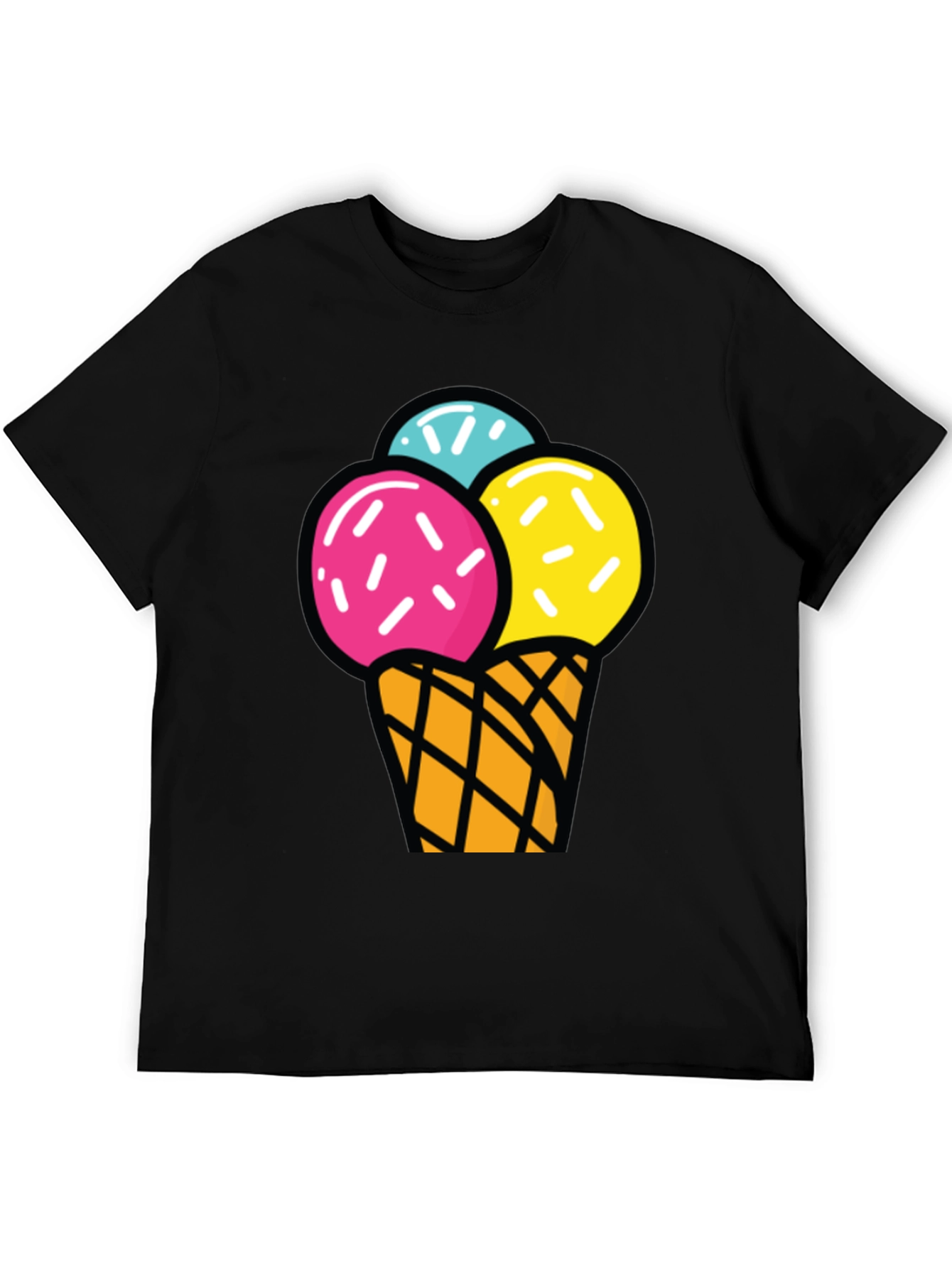 Ice Cream Graphic T-Shirt - Fun Summer Style