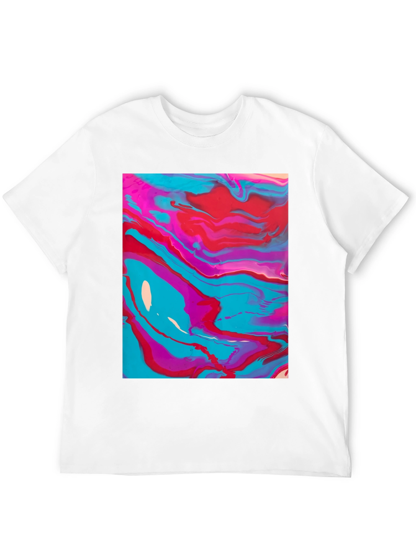 Abstract Art Tee - Fluid Design