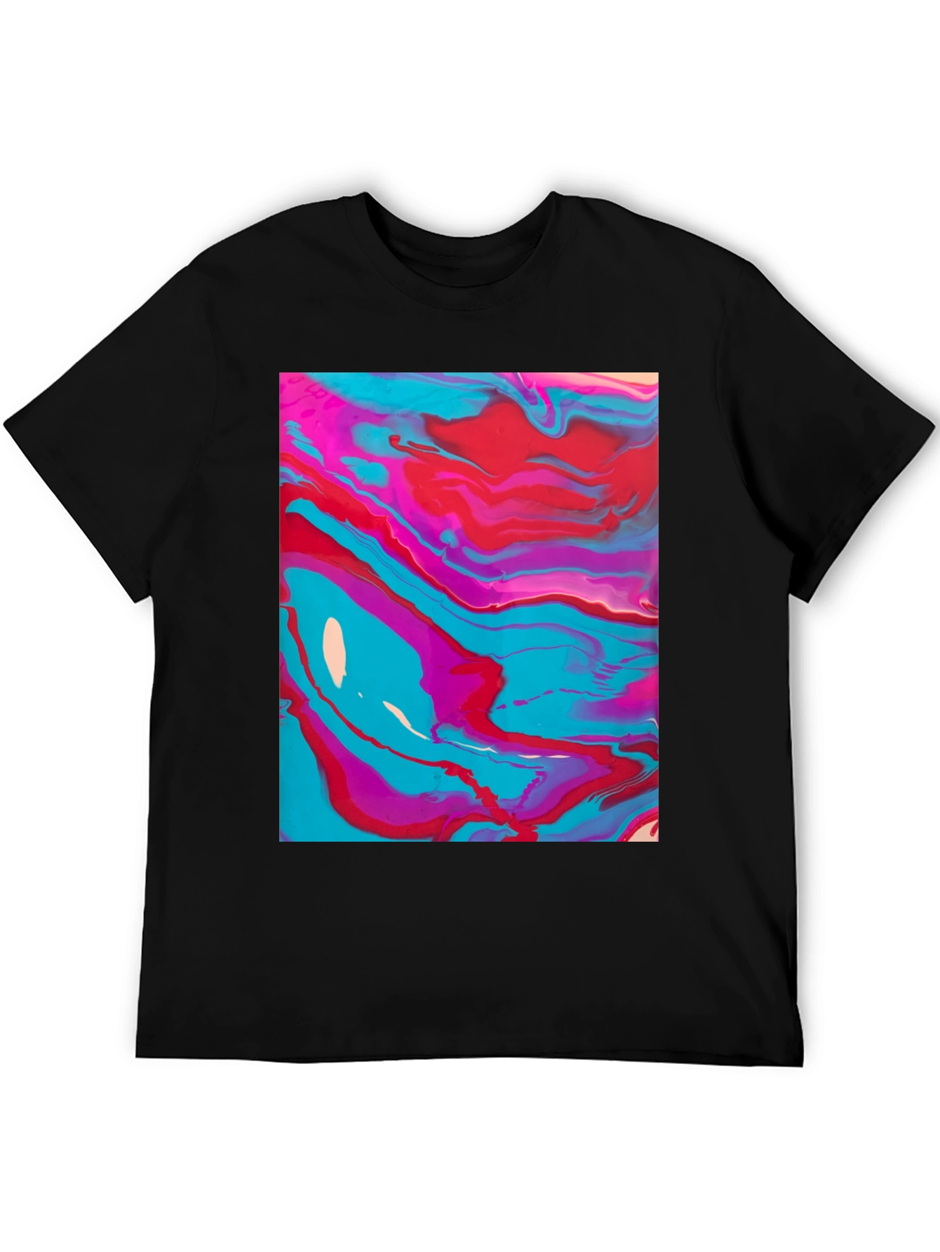 Abstract Art Tee - Fluid Design