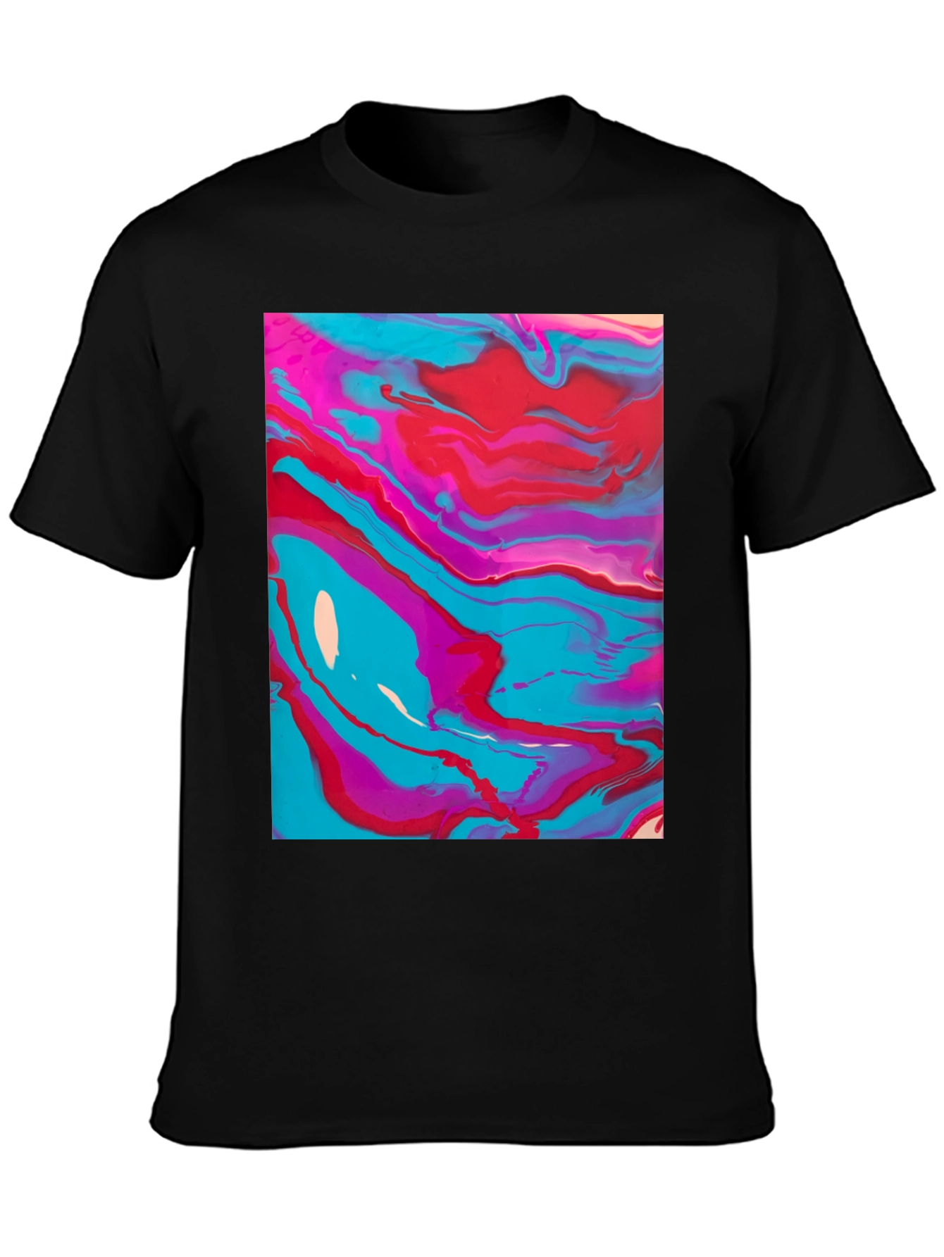 Abstract Art Tee - Fluid Design
