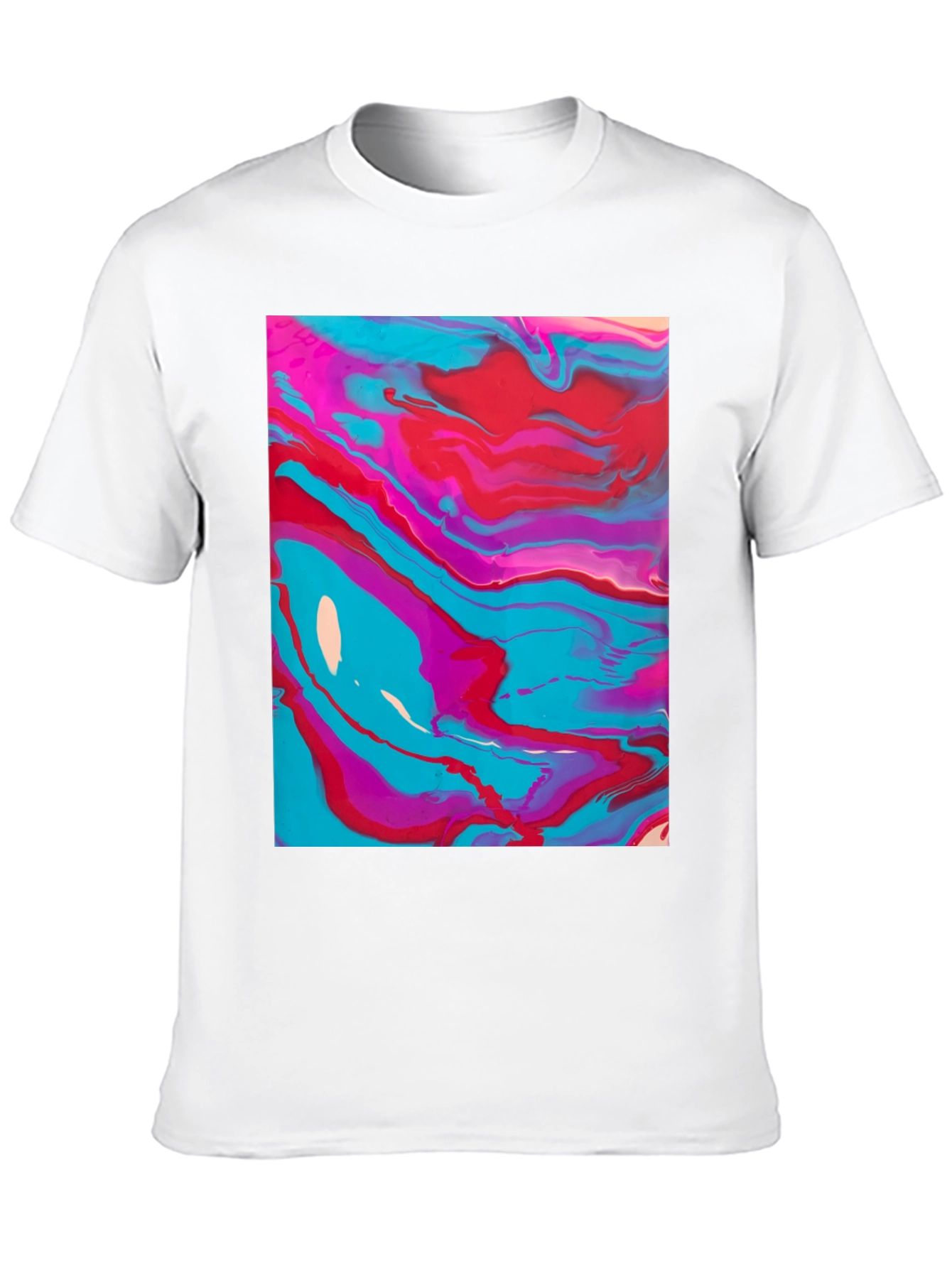 Abstract Art Tee - Fluid Design