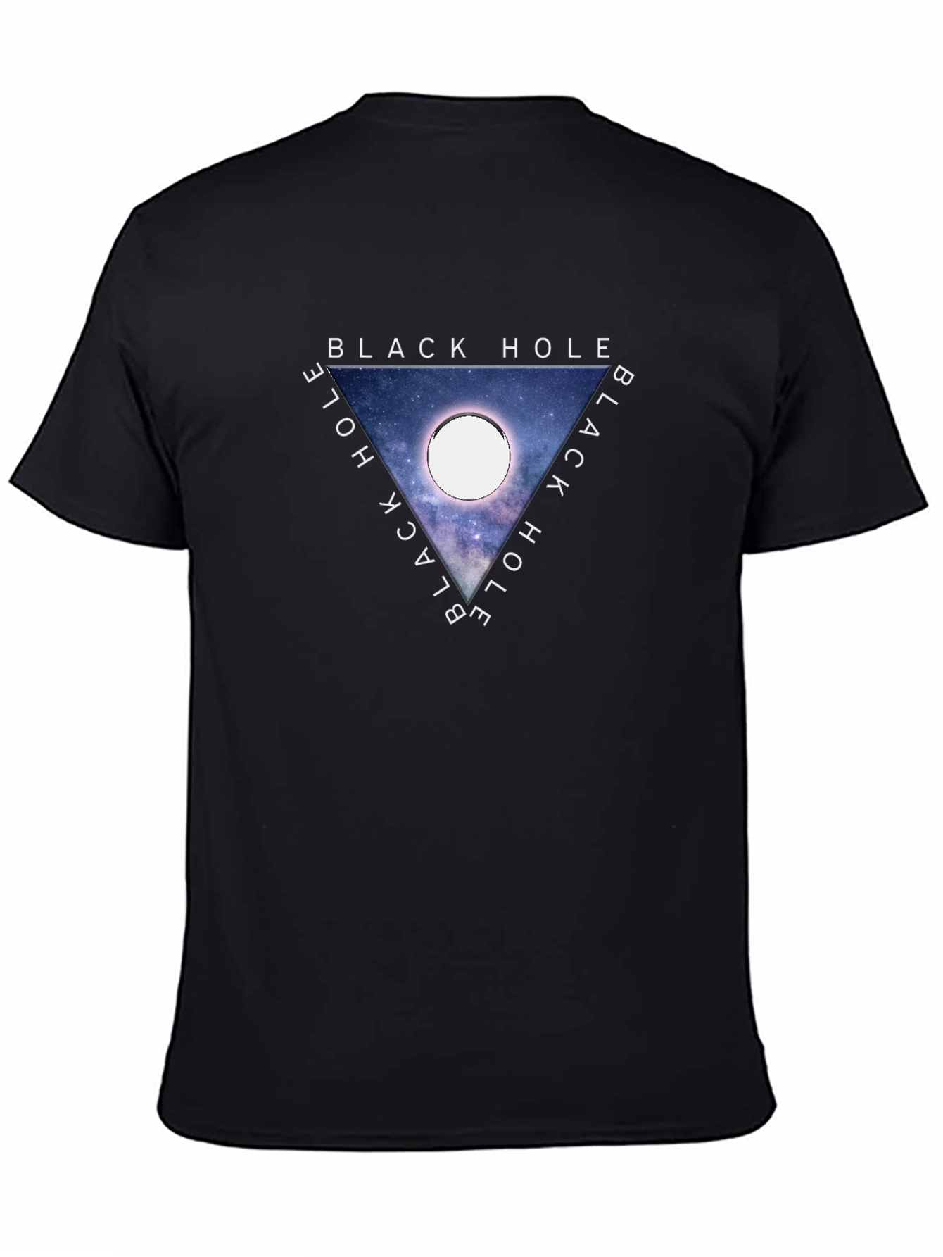 Black Hole Graphic Tee - Trendy Space T-Shirt