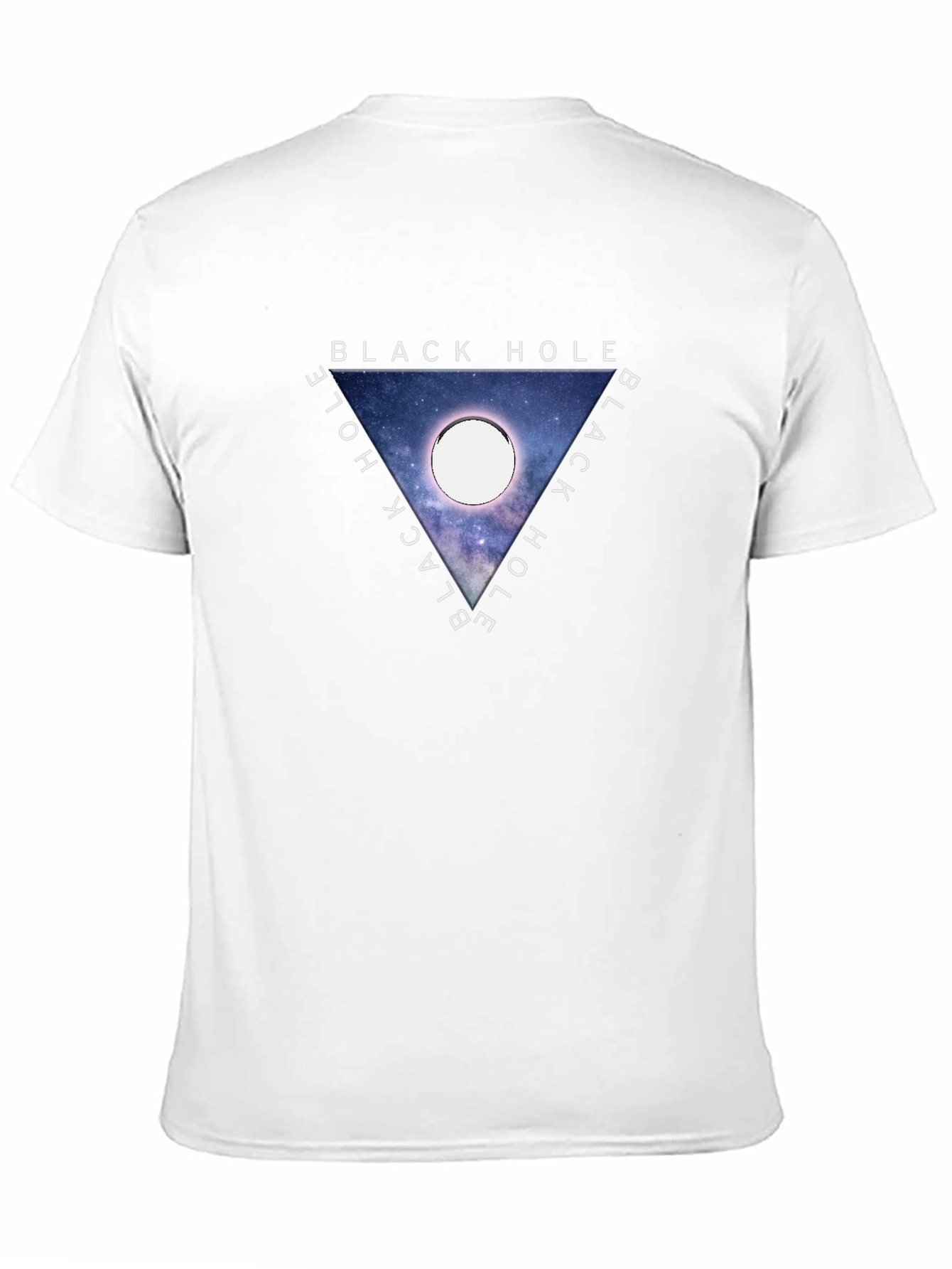Black Hole Graphic Tee - Trendy Space T-Shirt