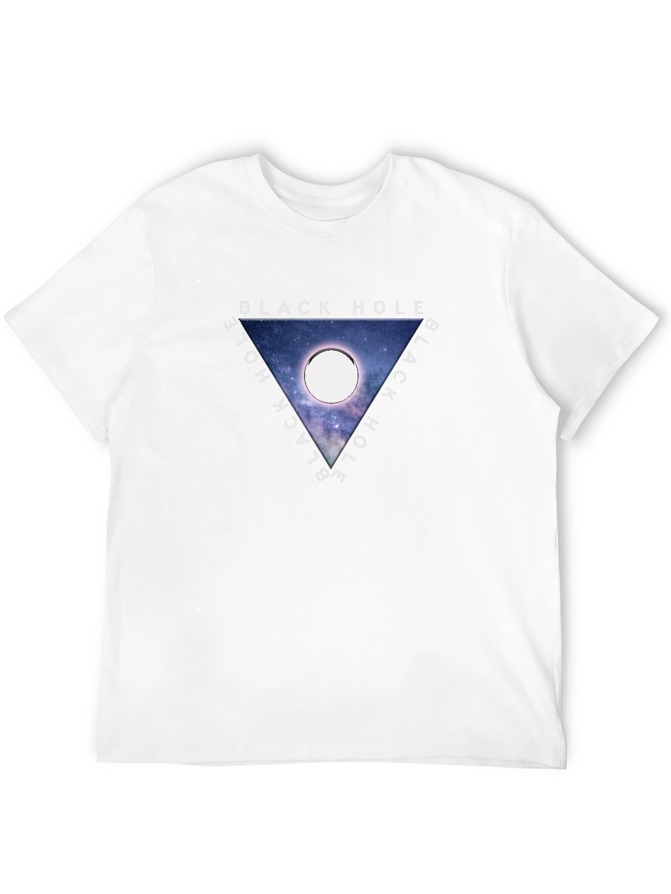 Black Hole Graphic Tee - Trendy Space T-Shirt