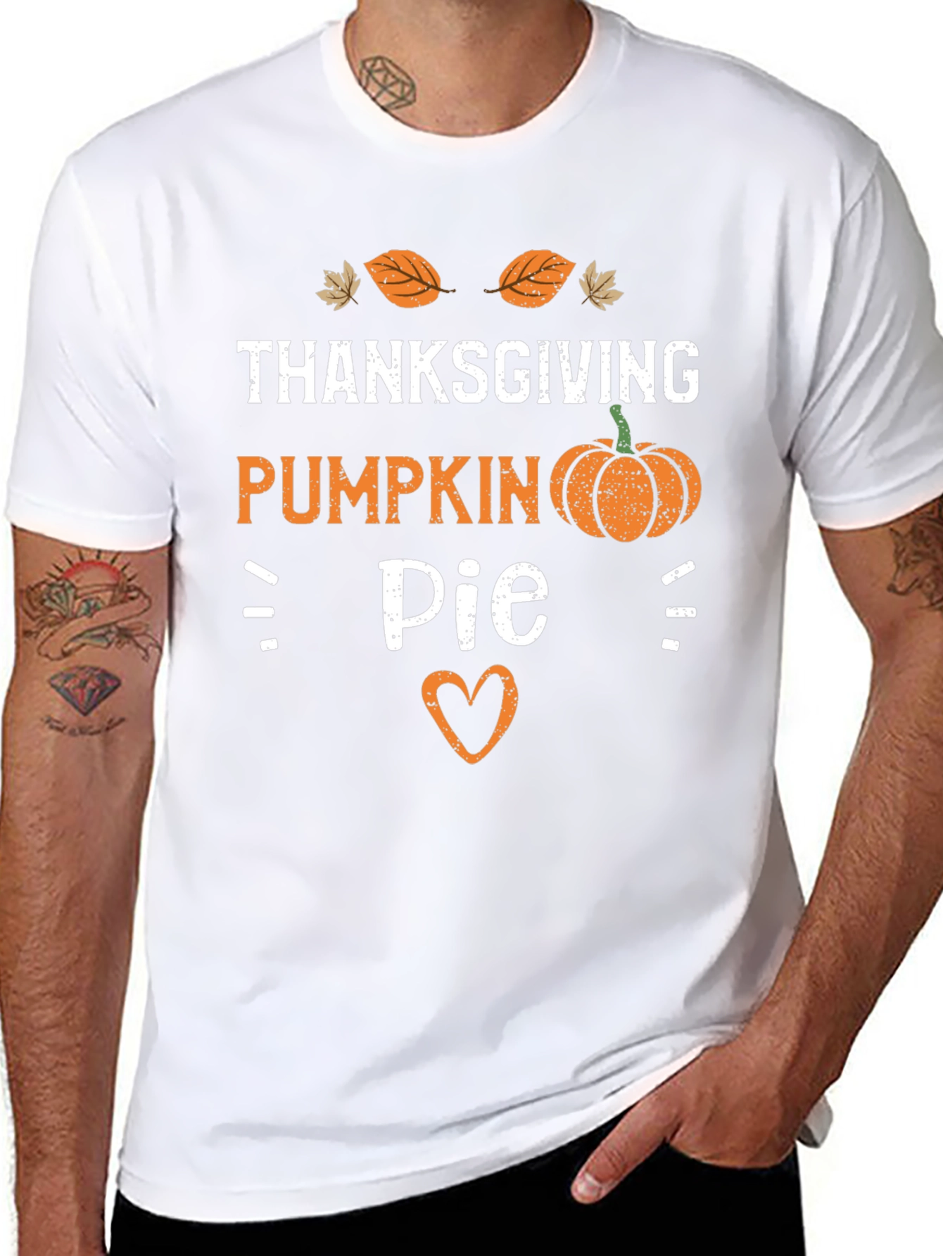 Thanksgiving Pumpkin Pie Graphic T-Shirt