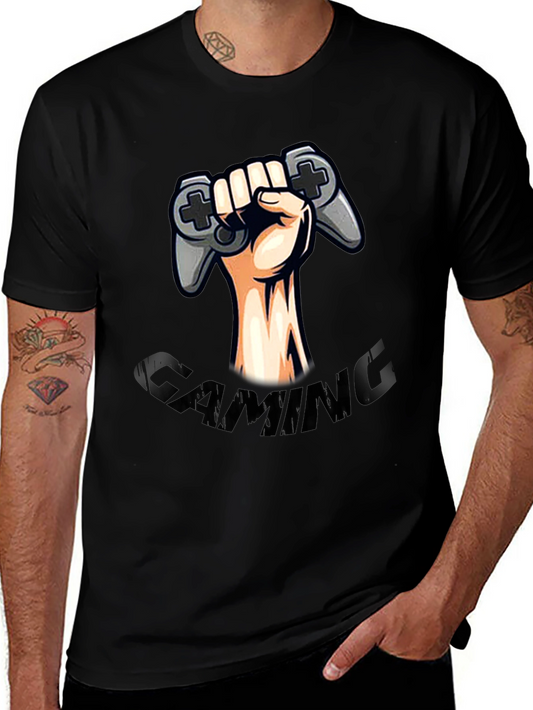 Gaming Controller Graphic Tee - Black
