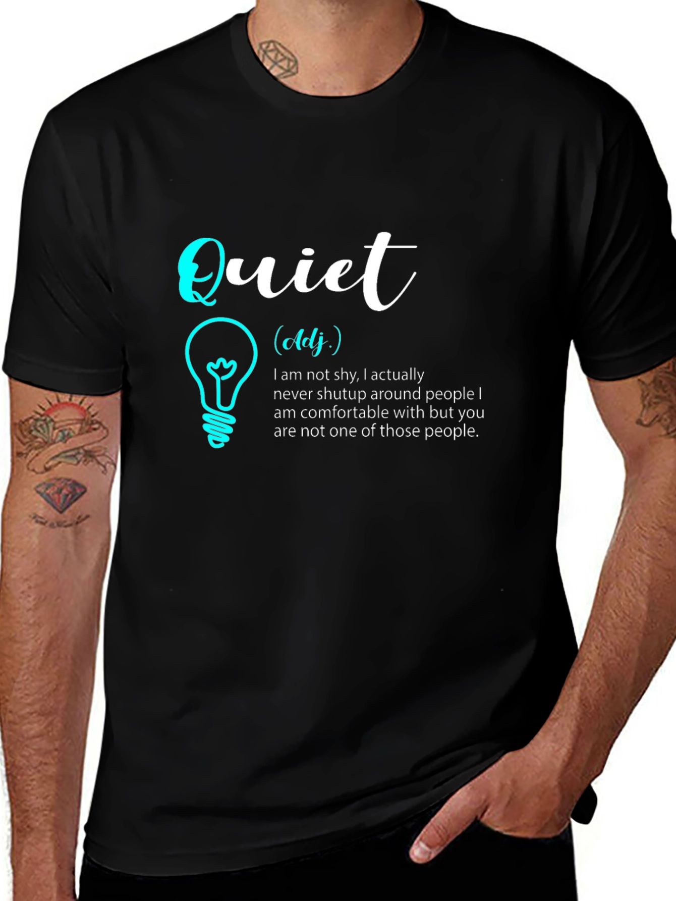 Quiet Definition T-Shirt - Introvert Humor Tee