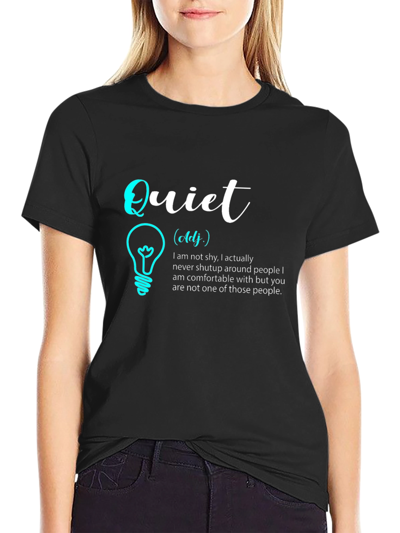 Quiet Definition T-Shirt - Introvert Humor Tee