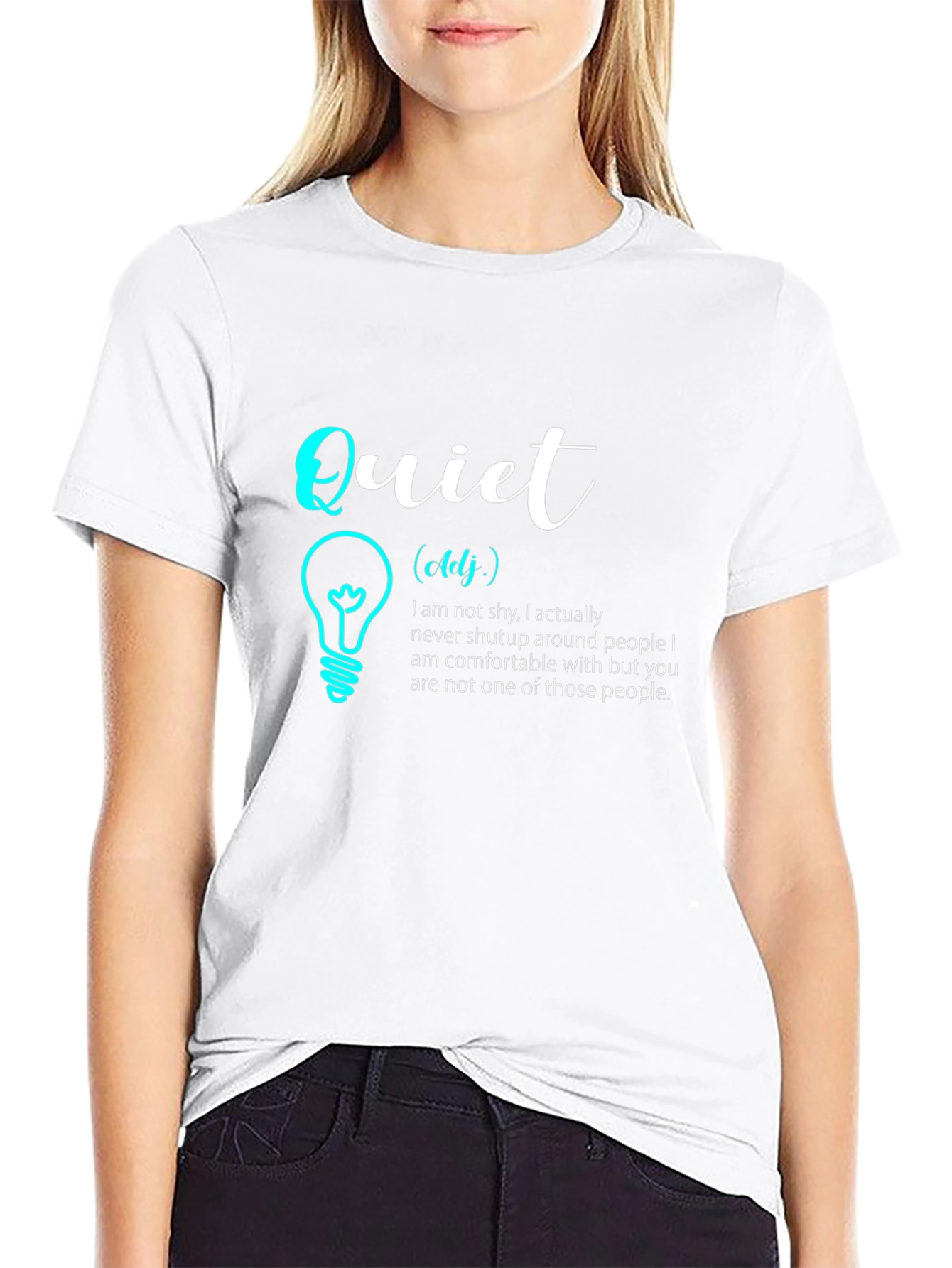 Quiet Definition T-Shirt - Introvert Humor Tee