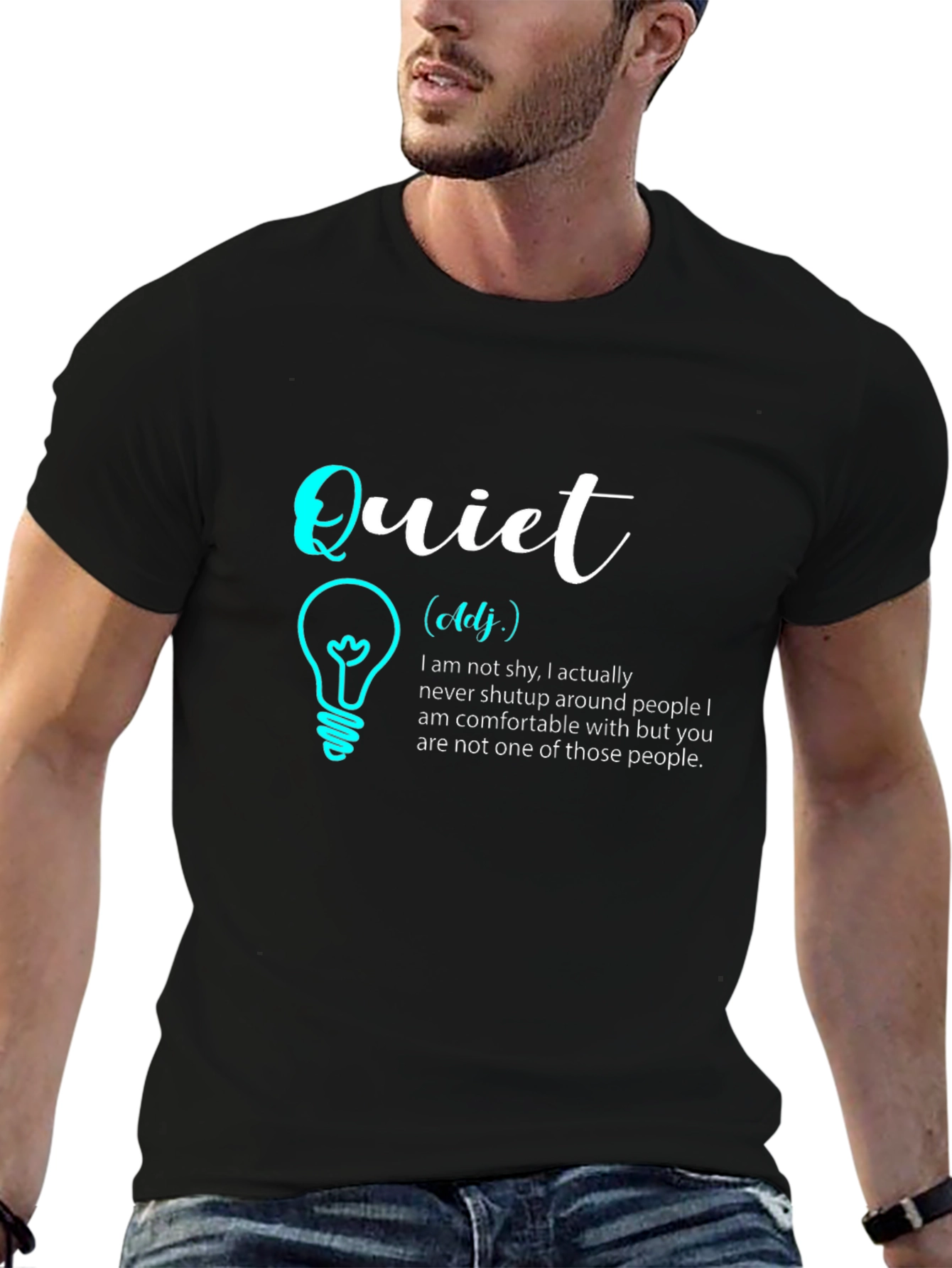 Quiet Definition T-Shirt - Introvert Humor Tee