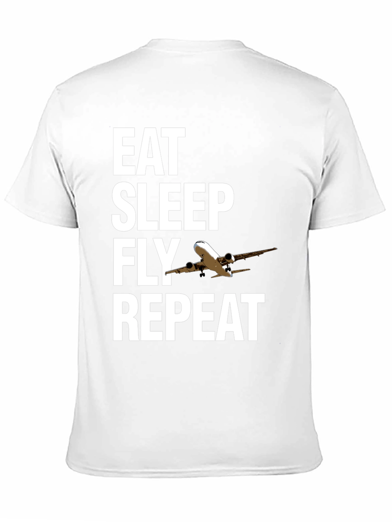 Eat Sleep Fly Repeat Aviation T-Shirt