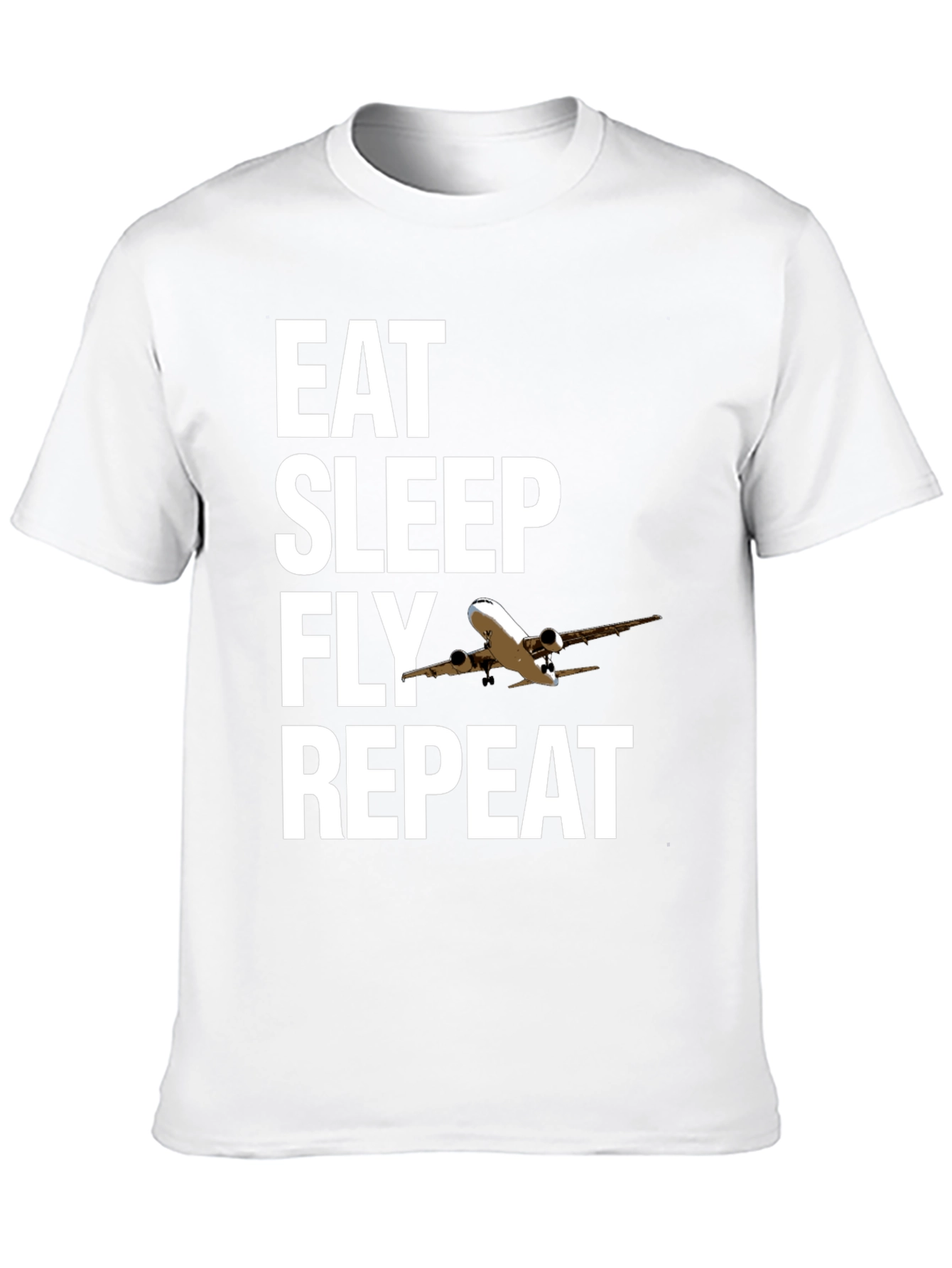 Eat Sleep Fly Repeat Aviation T-Shirt