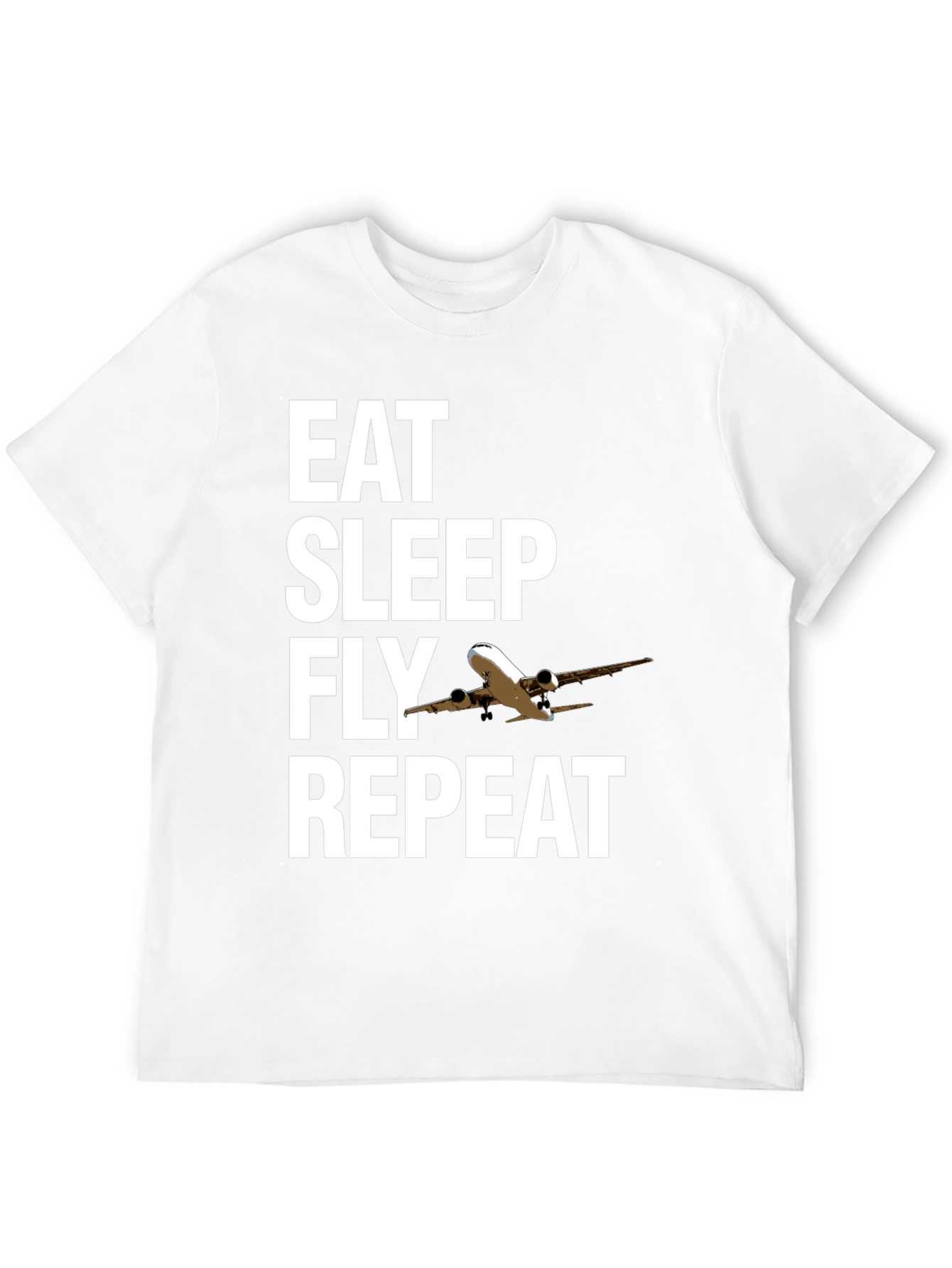 Eat Sleep Fly Repeat Aviation T-Shirt