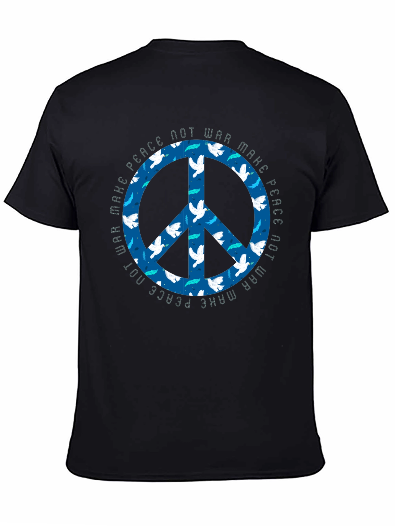 Peace Not War Dove Graphic T-Shirt