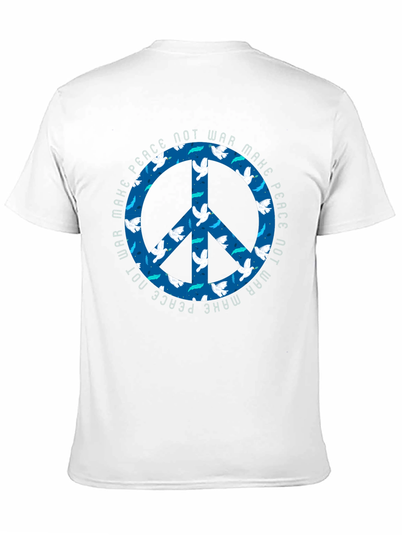 Peace Not War Dove Graphic T-Shirt