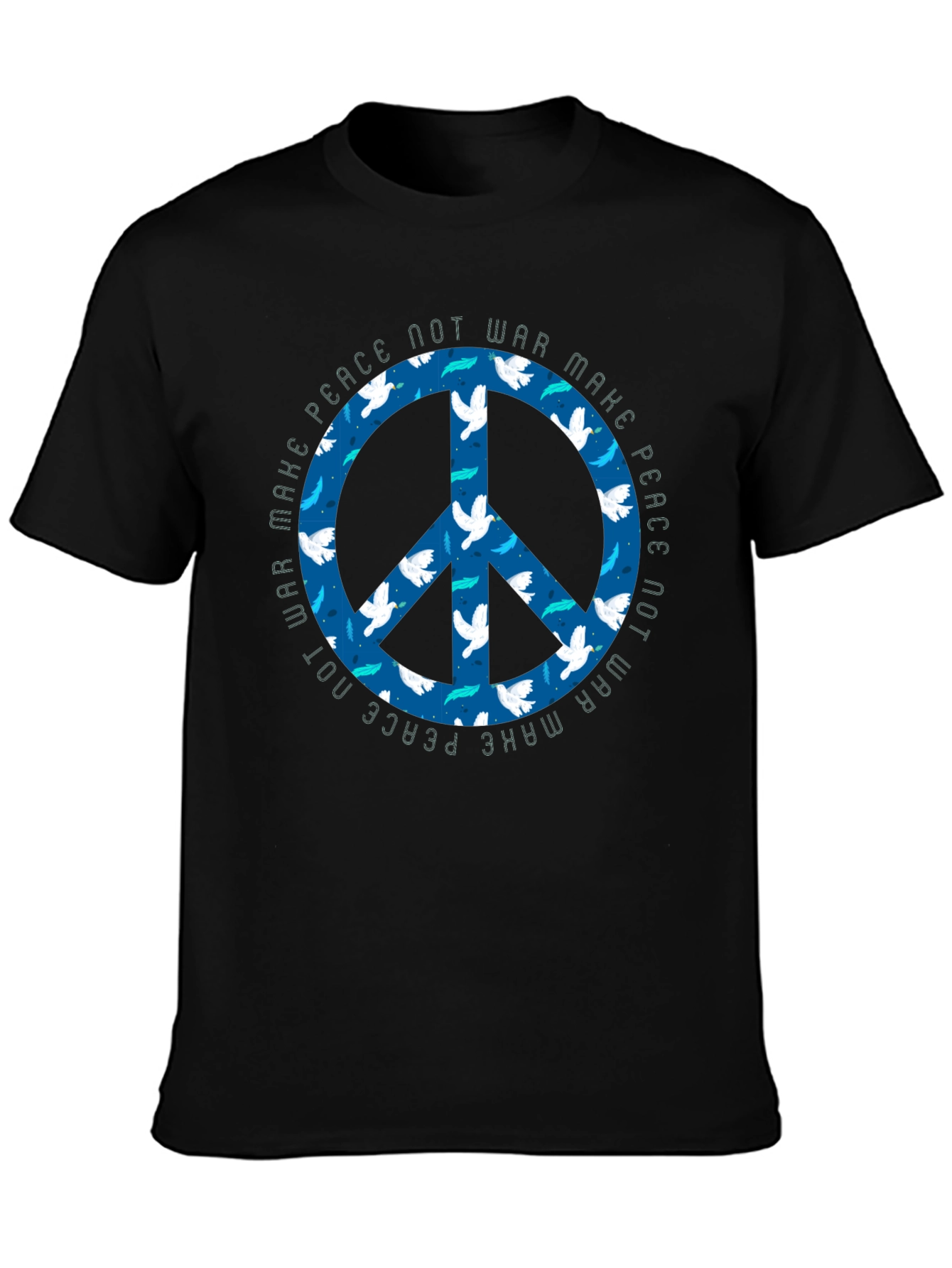 Peace Not War Dove Graphic T-Shirt
